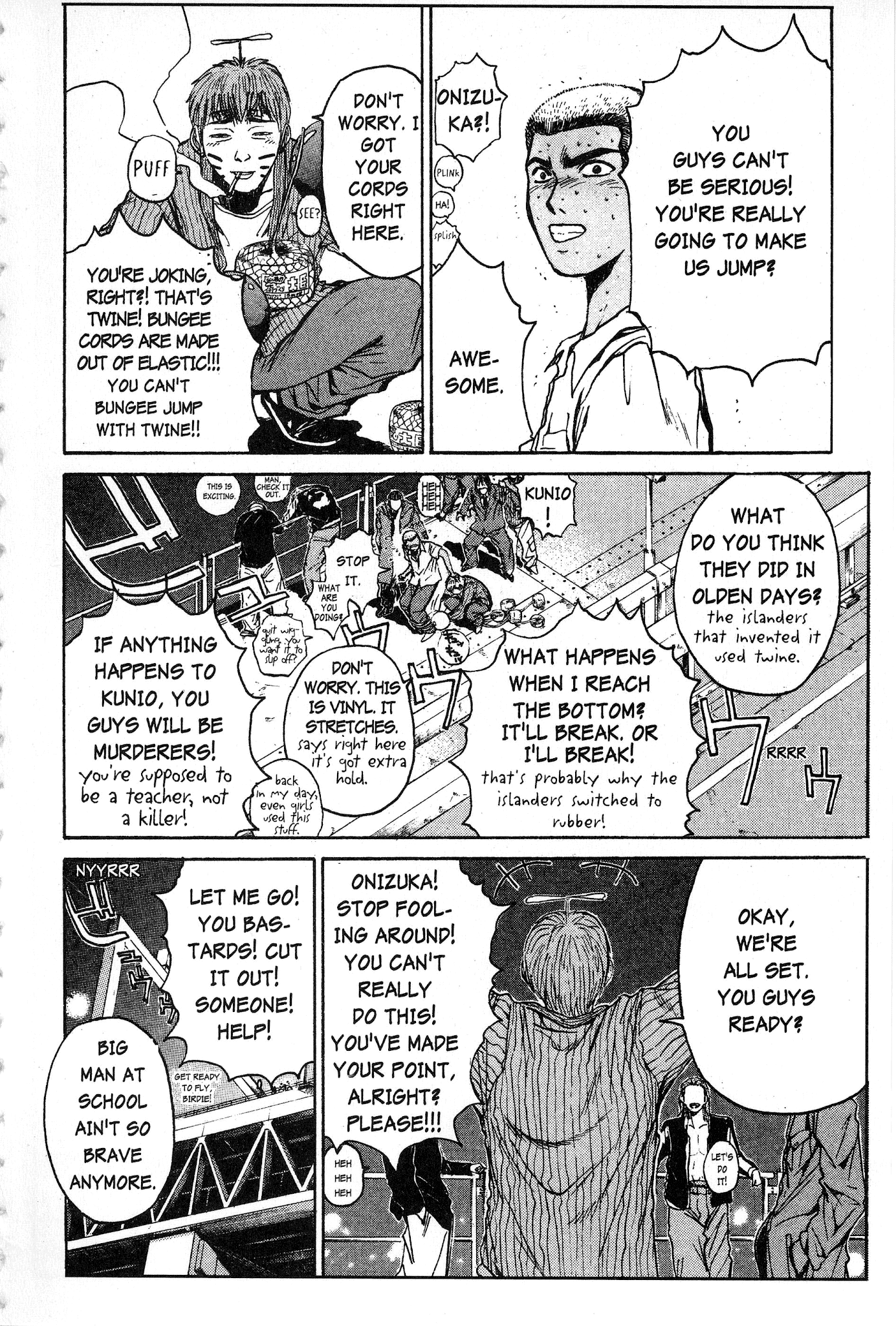 Great Teacher Onizuka Chapter 27 page 11 - Chapter 27: Bay Bridge Bungee Jumping