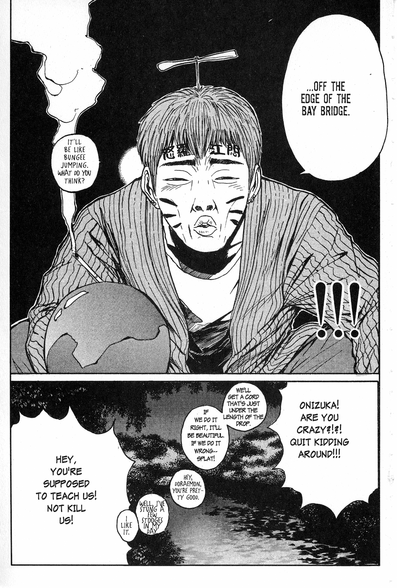 Great Teacher Onizuka Chapter 27 page 8 - Chapter 27: Bay Bridge Bungee Jumping