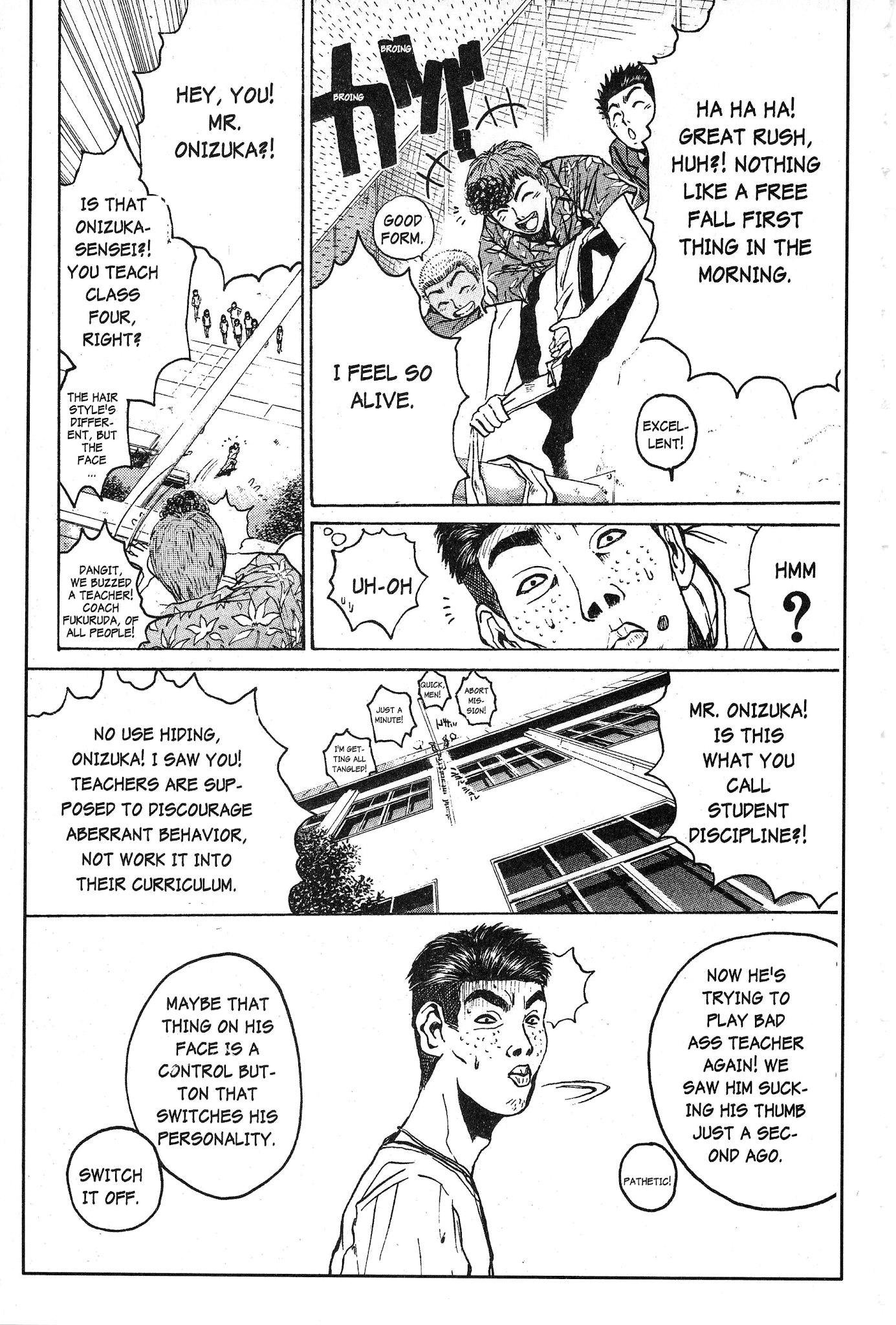 Great Teacher Onizuka Chapter 28 page 14 - Chapter 28: Disqualified!