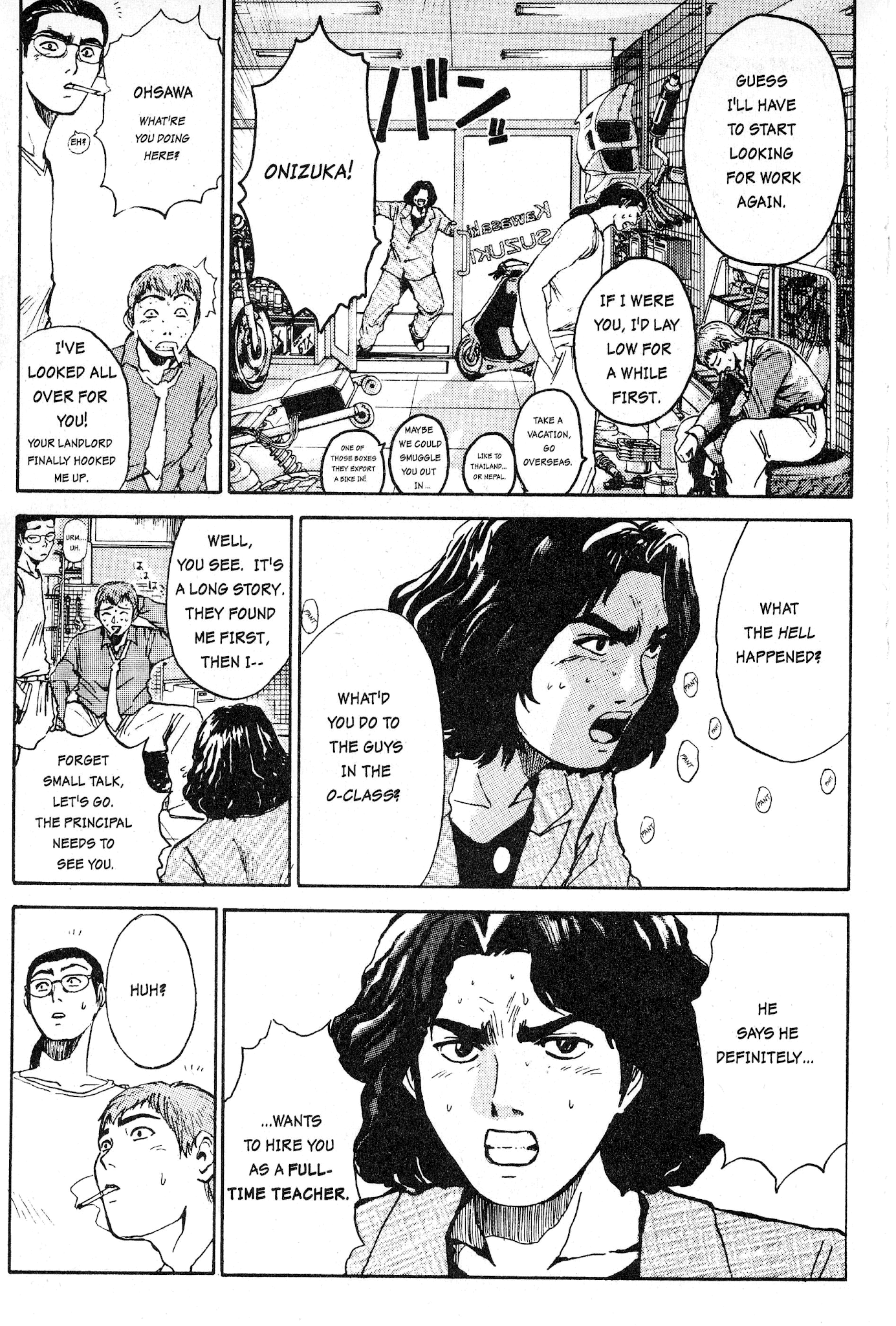 Great Teacher Onizuka Chapter 3 page 21 - Chapter 3: Hooray For The Sensei!