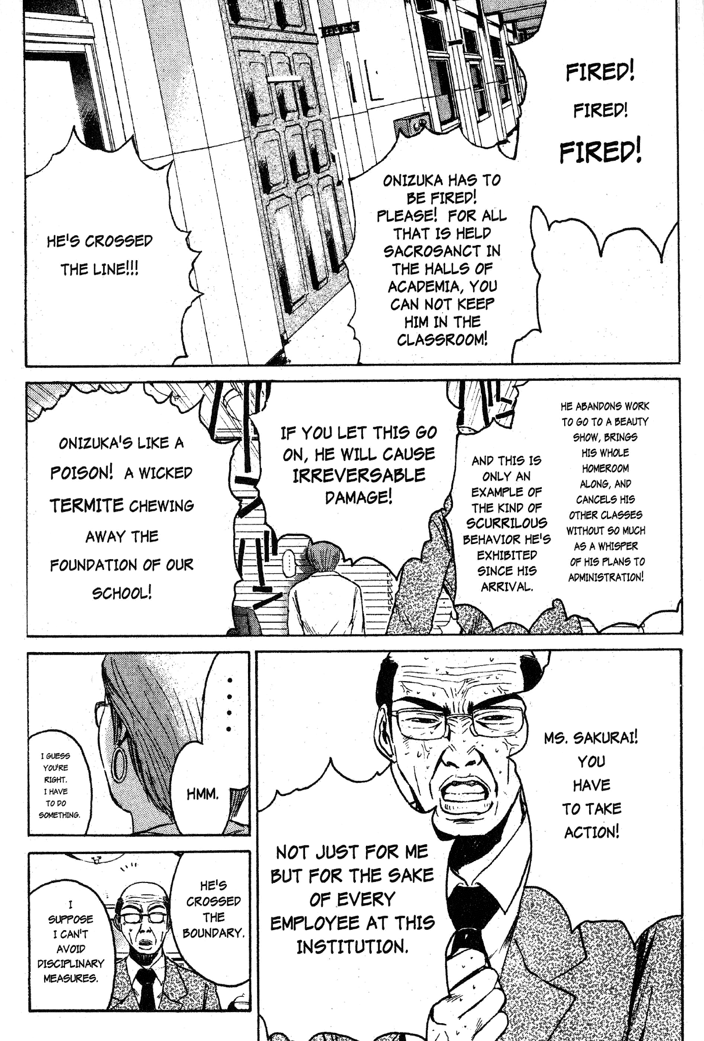 Great Teacher Onizuka Chapter 36 page 18 - Chapter 36: Advised to Retire