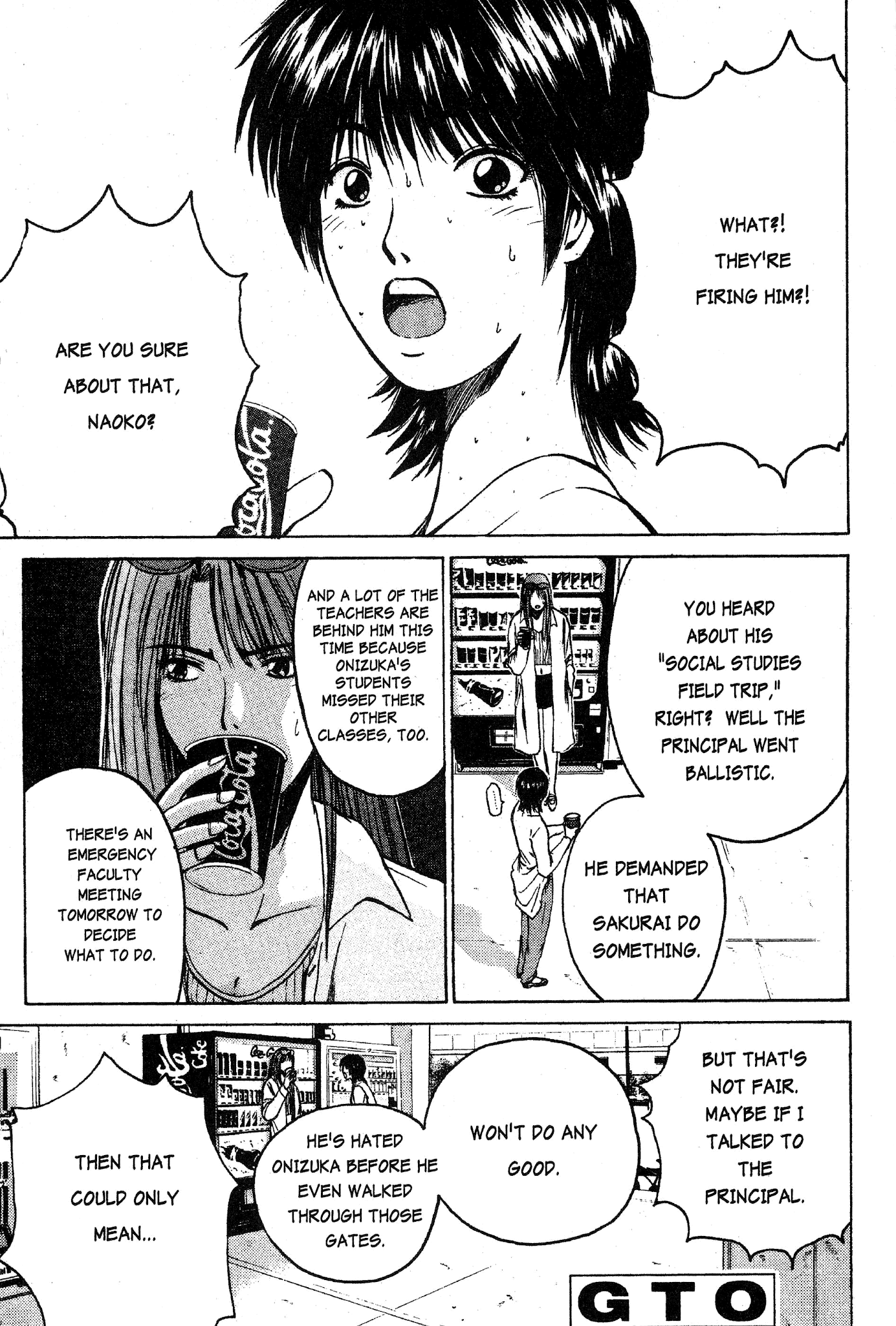 Great Teacher Onizuka Chapter 37 page 1 - Chapter 37: The Spring of Uchiyamada Hiroshi, 51 Years Old