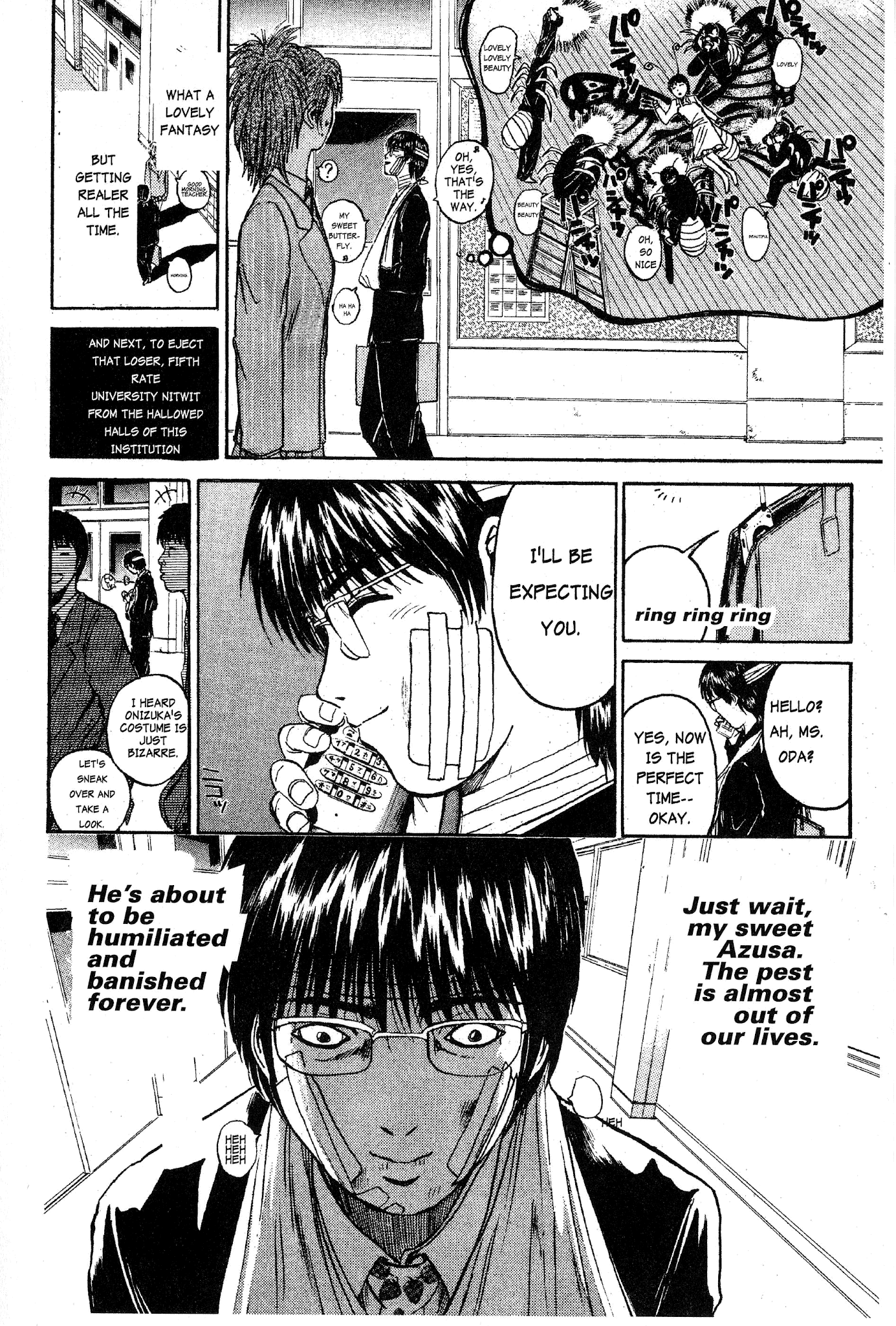 Great Teacher Onizuka Chapter 41 page 12 - Chapter 41: You're More Beautiful than a Butterfly