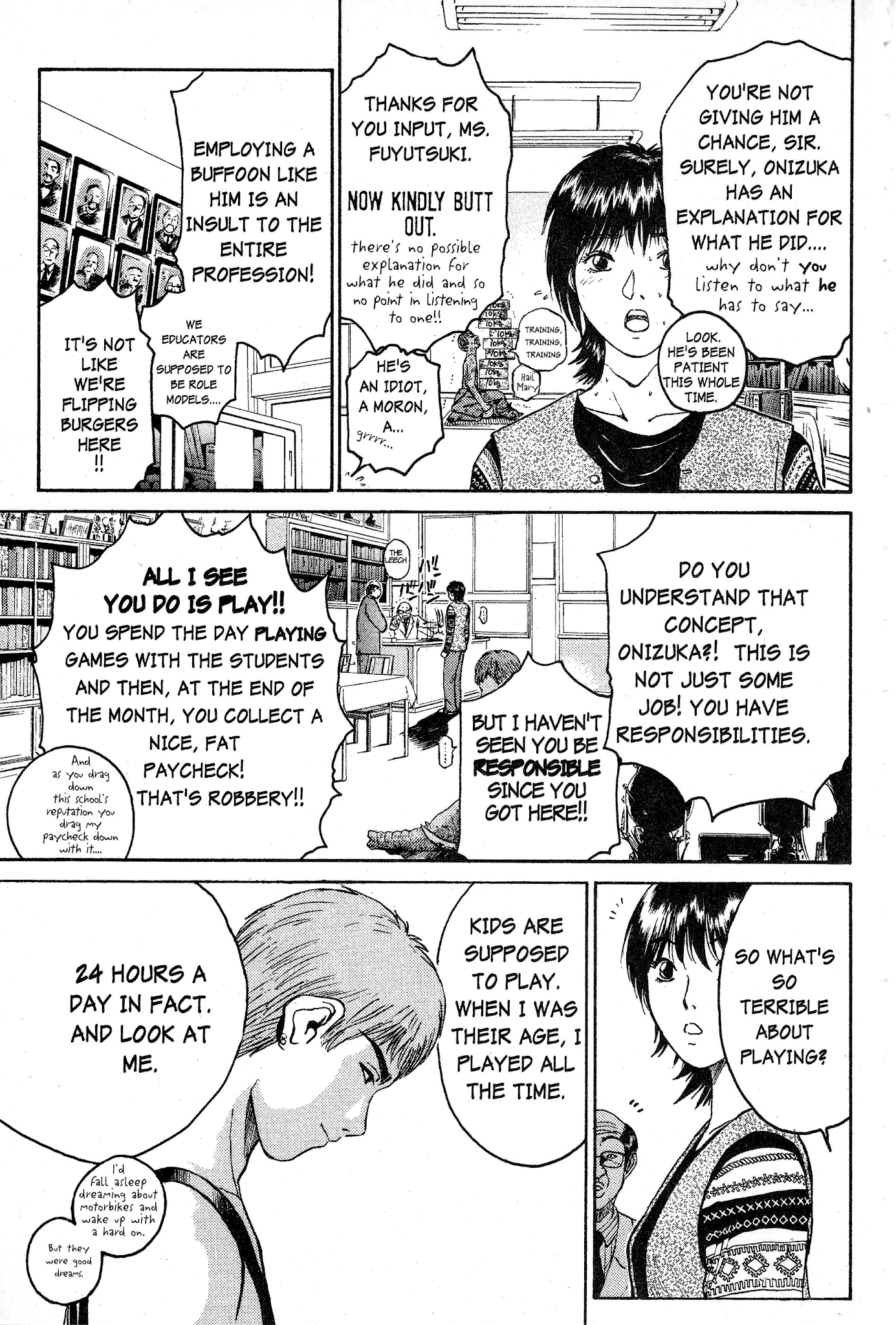 Great Teacher Onizuka Chapter 42 page 10 - Chapter 42: Fainting, Fainting, and Fainting Again