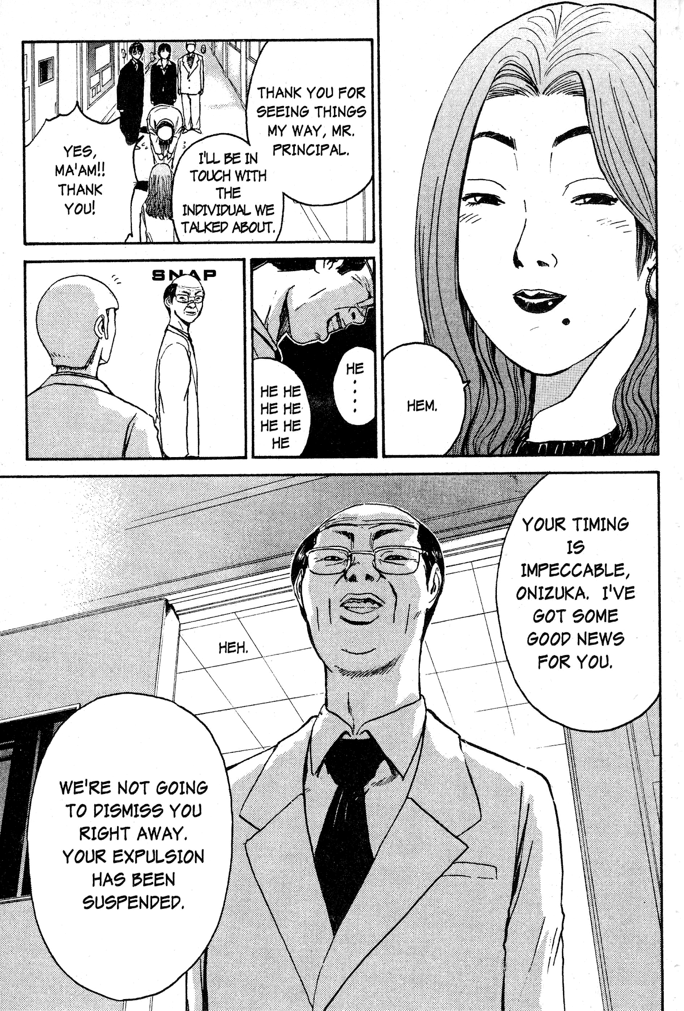 Great Teacher Onizuka Chapter 43 page 13 - Chapter 43: Onidzuka's IQ
