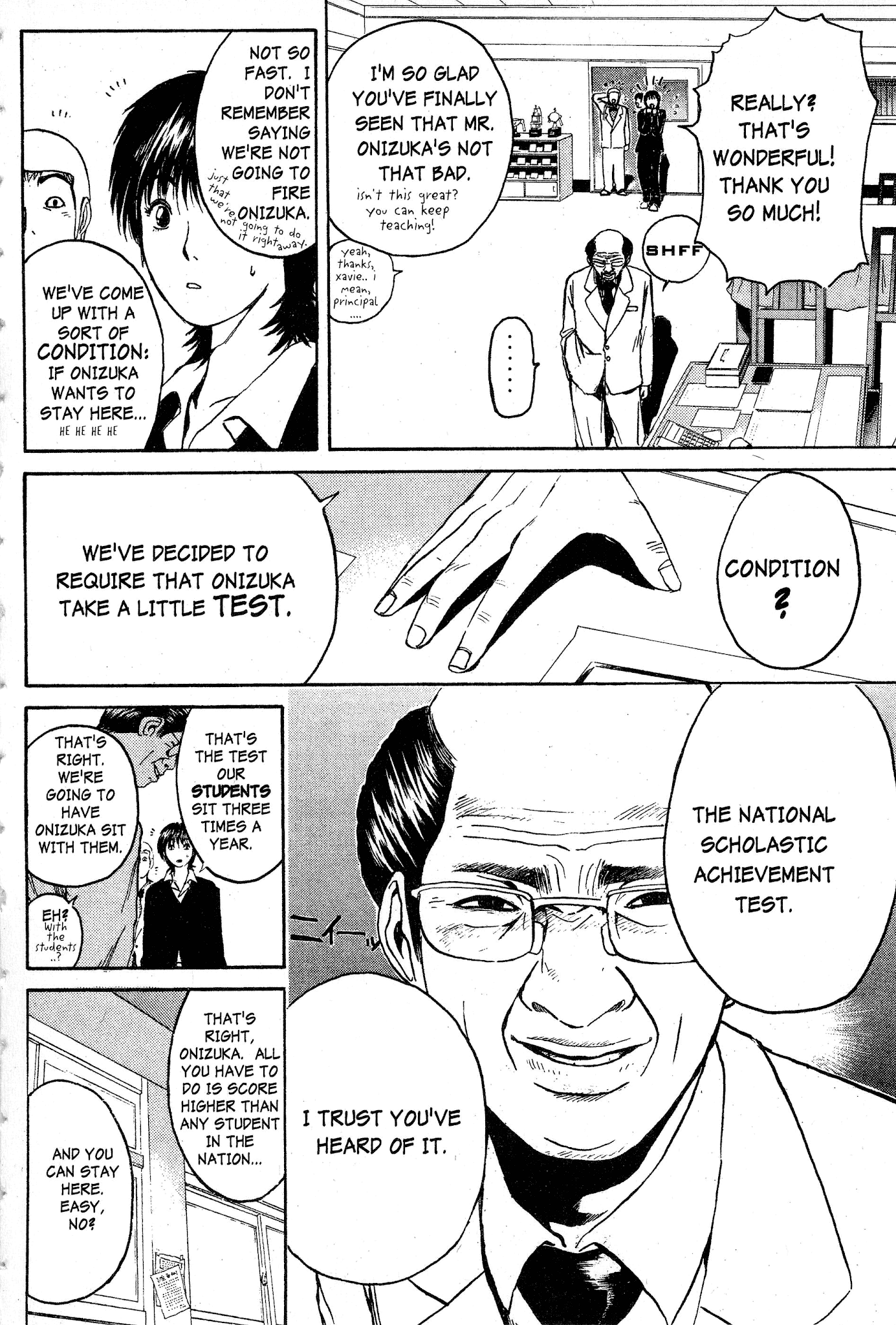 Great Teacher Onizuka Chapter 43 page 14 - Chapter 43: Onidzuka's IQ