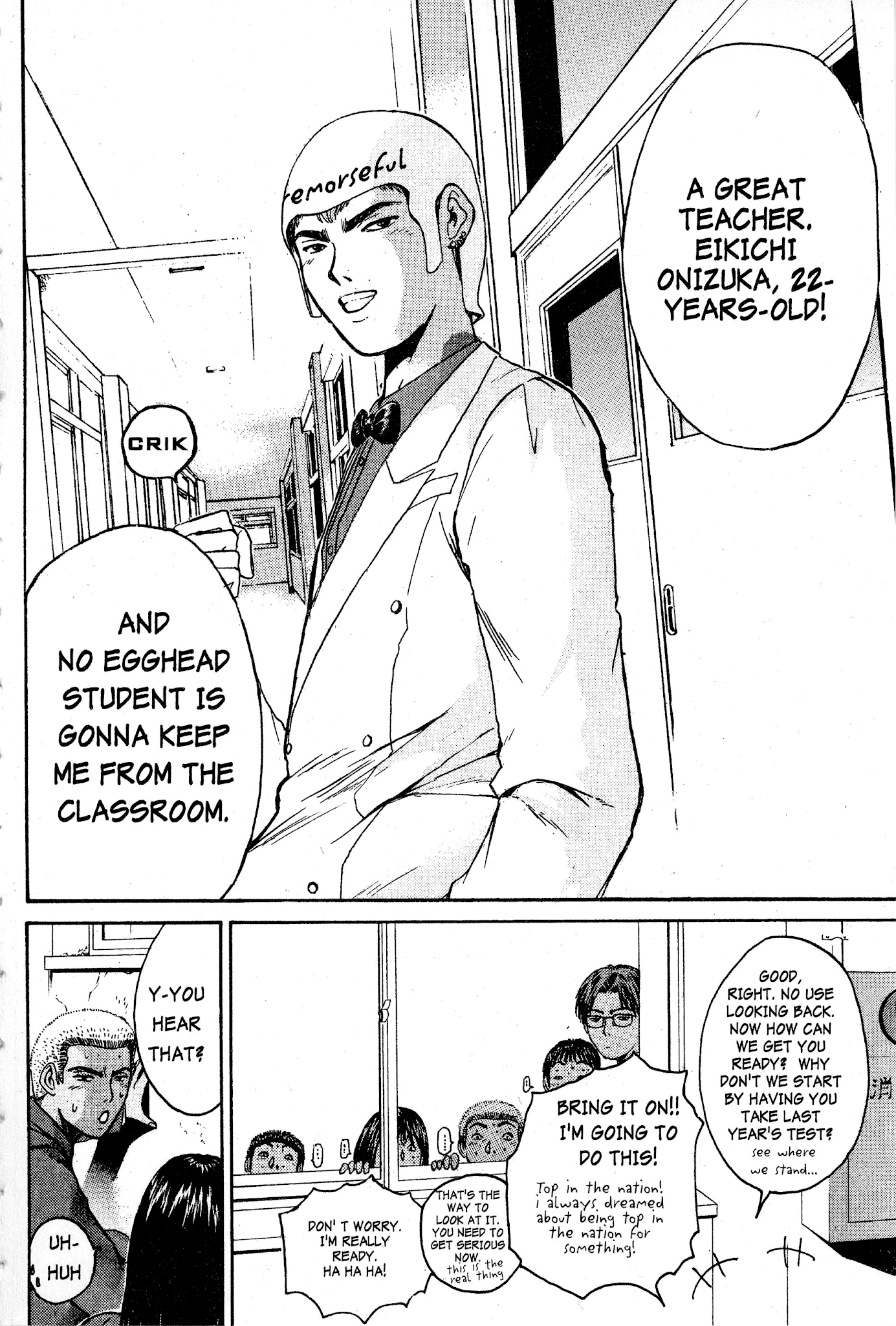 Great Teacher Onizuka Chapter 43 page 18 - Chapter 43: Onidzuka's IQ
