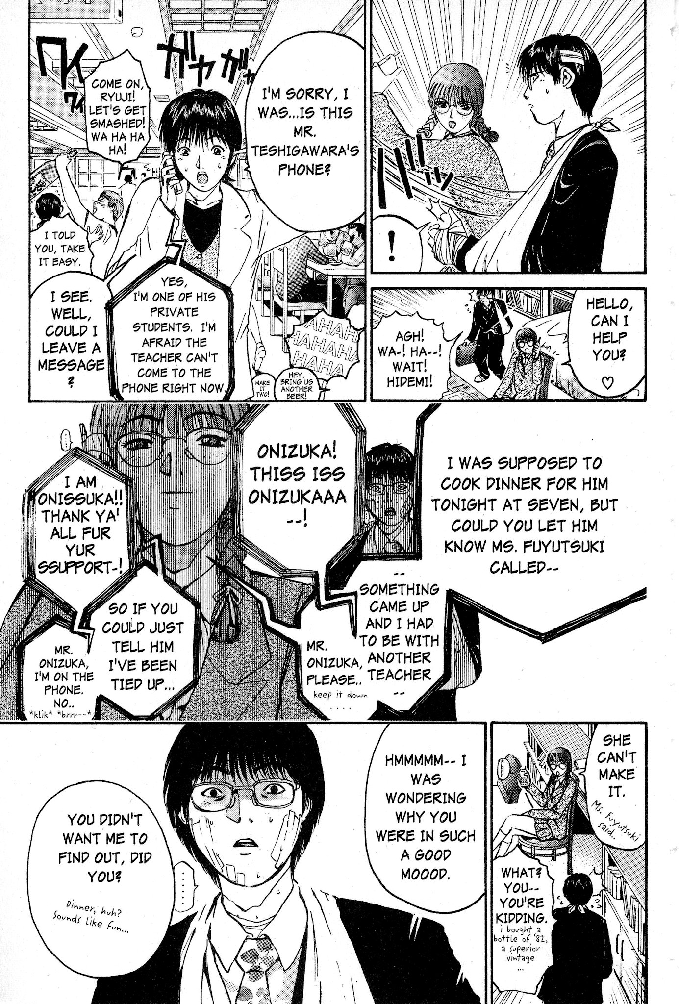Great Teacher Onizuka Chapter 43 page 4 - Chapter 43: Onidzuka's IQ