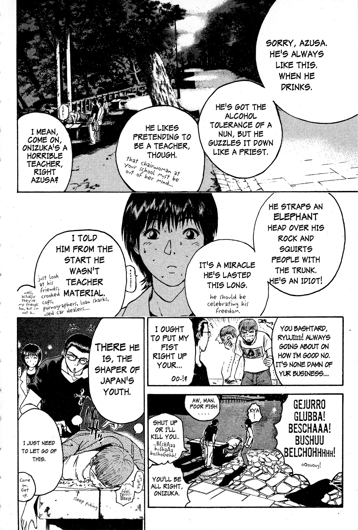 Great Teacher Onizuka Chapter 43 page 7 - Chapter 43: Onidzuka's IQ