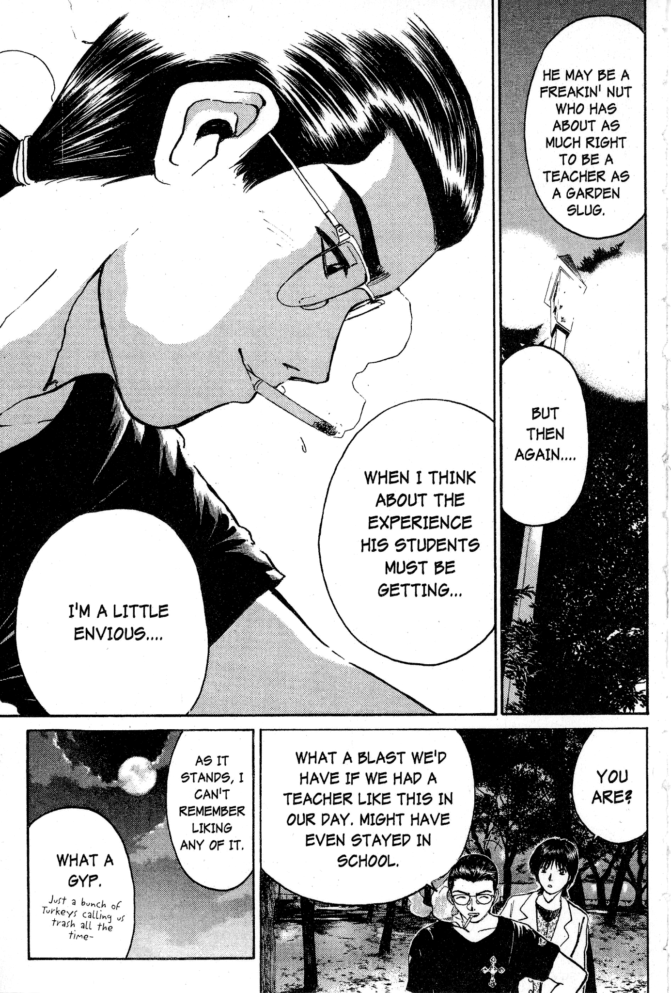 Great Teacher Onizuka Chapter 43 page 8 - Chapter 43: Onidzuka's IQ