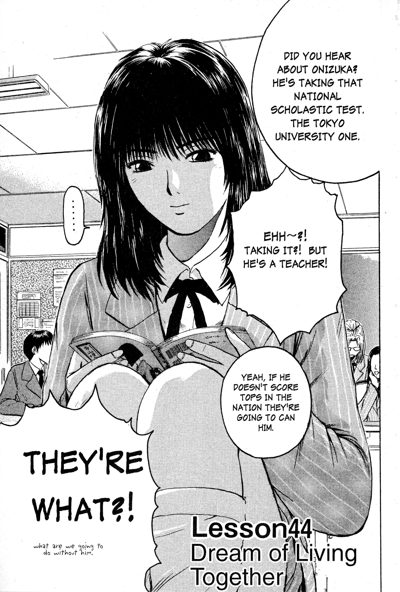 Great Teacher Onizuka Chapter 44 page 2 - Chapter 44: The Dream-Life of Living Together