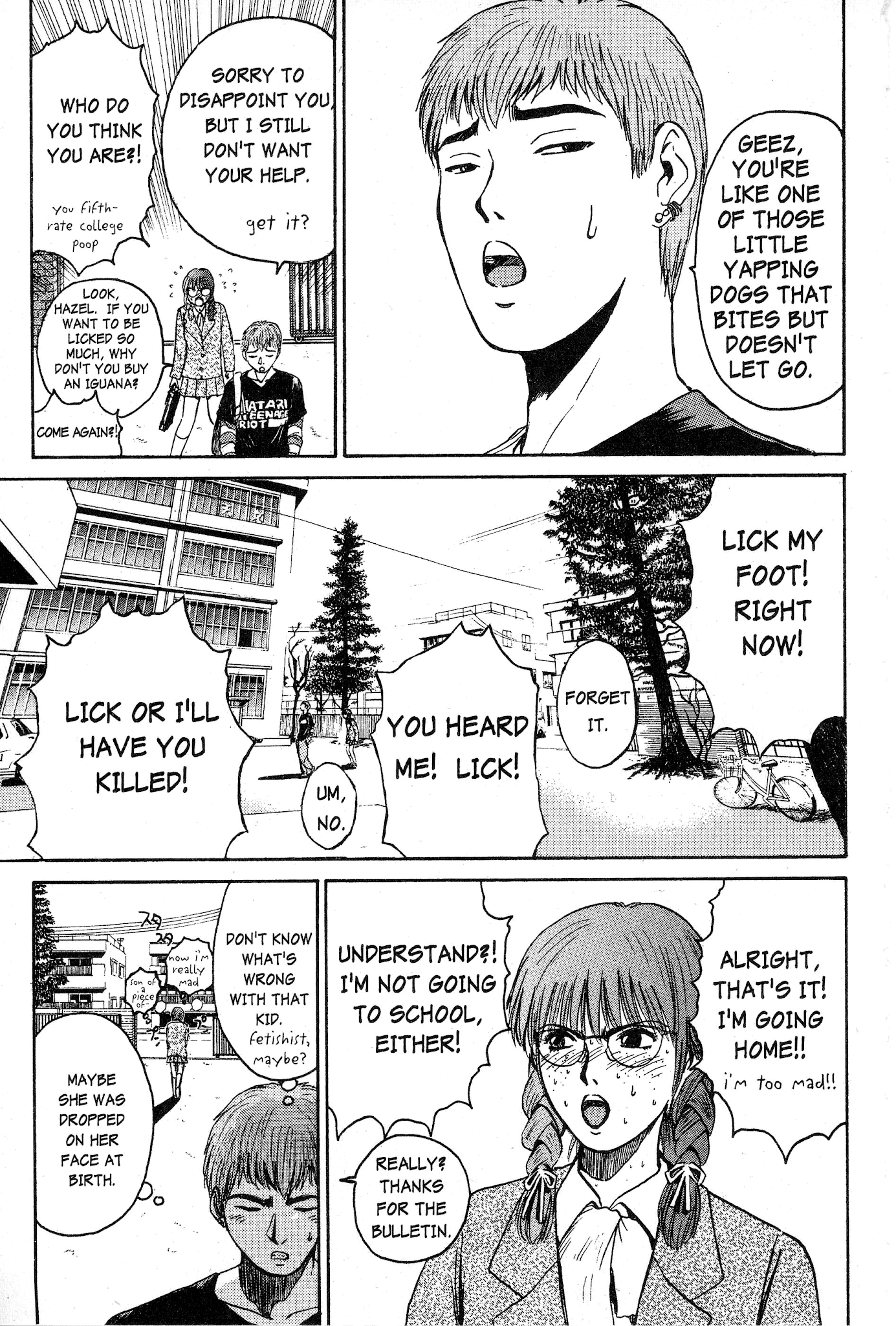 Great Teacher Onizuka Chapter 47 page 20 - Chapter 47: Lick Me