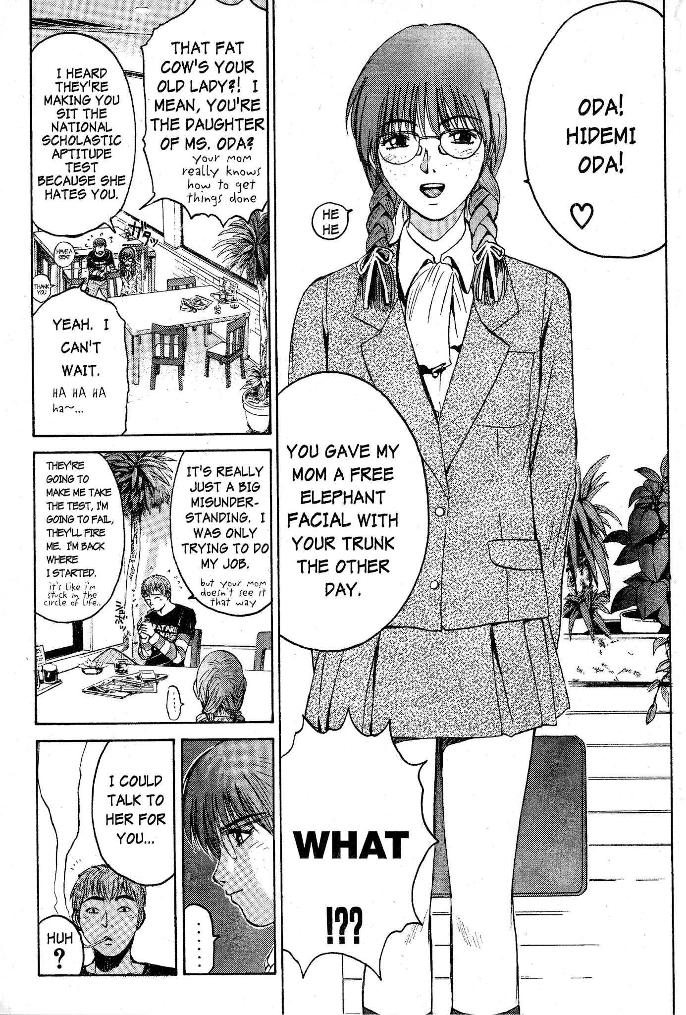 Great Teacher Onizuka Chapter 47 page 4 - Chapter 47: Lick Me