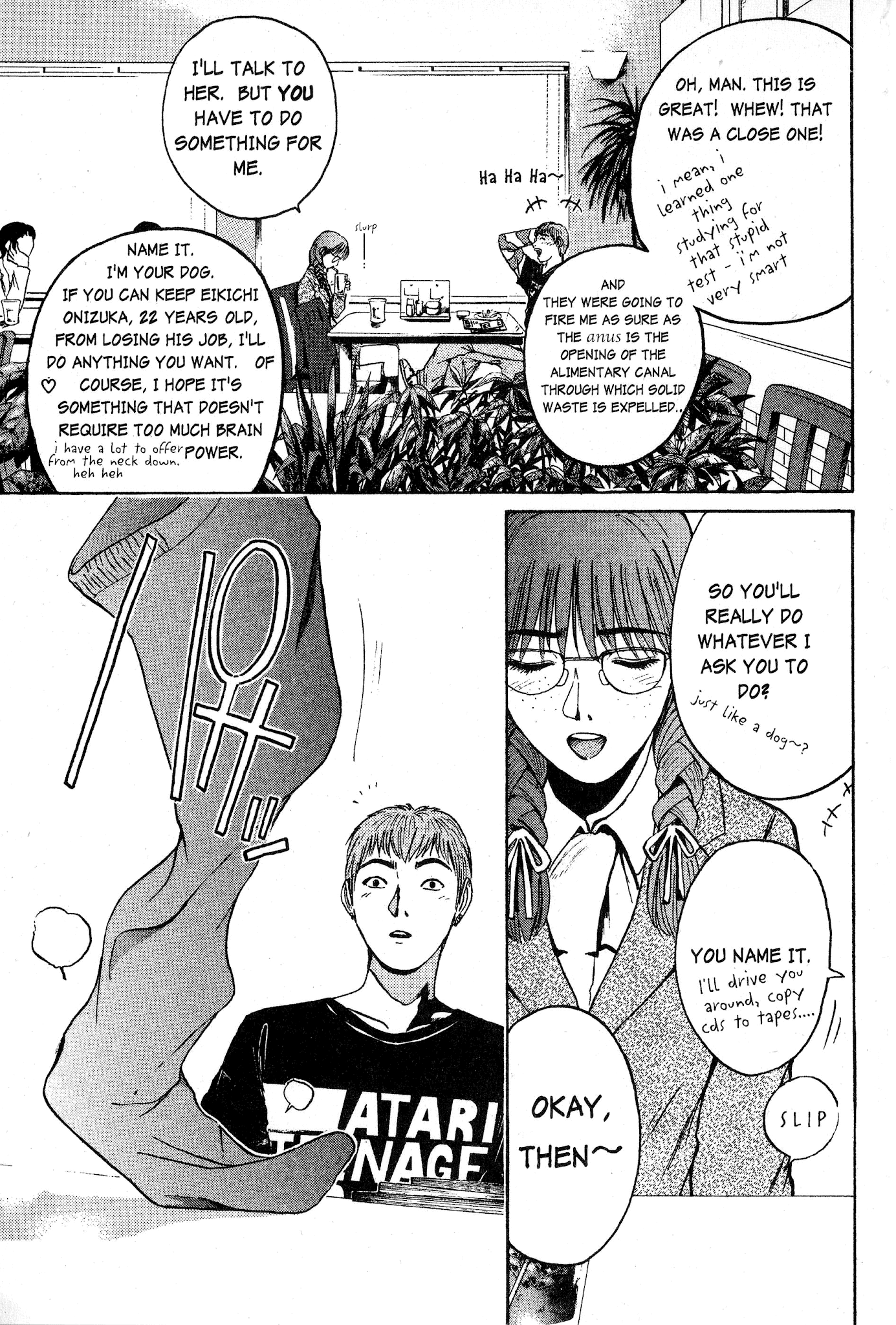 Great Teacher Onizuka Chapter 47 page 6 - Chapter 47: Lick Me
