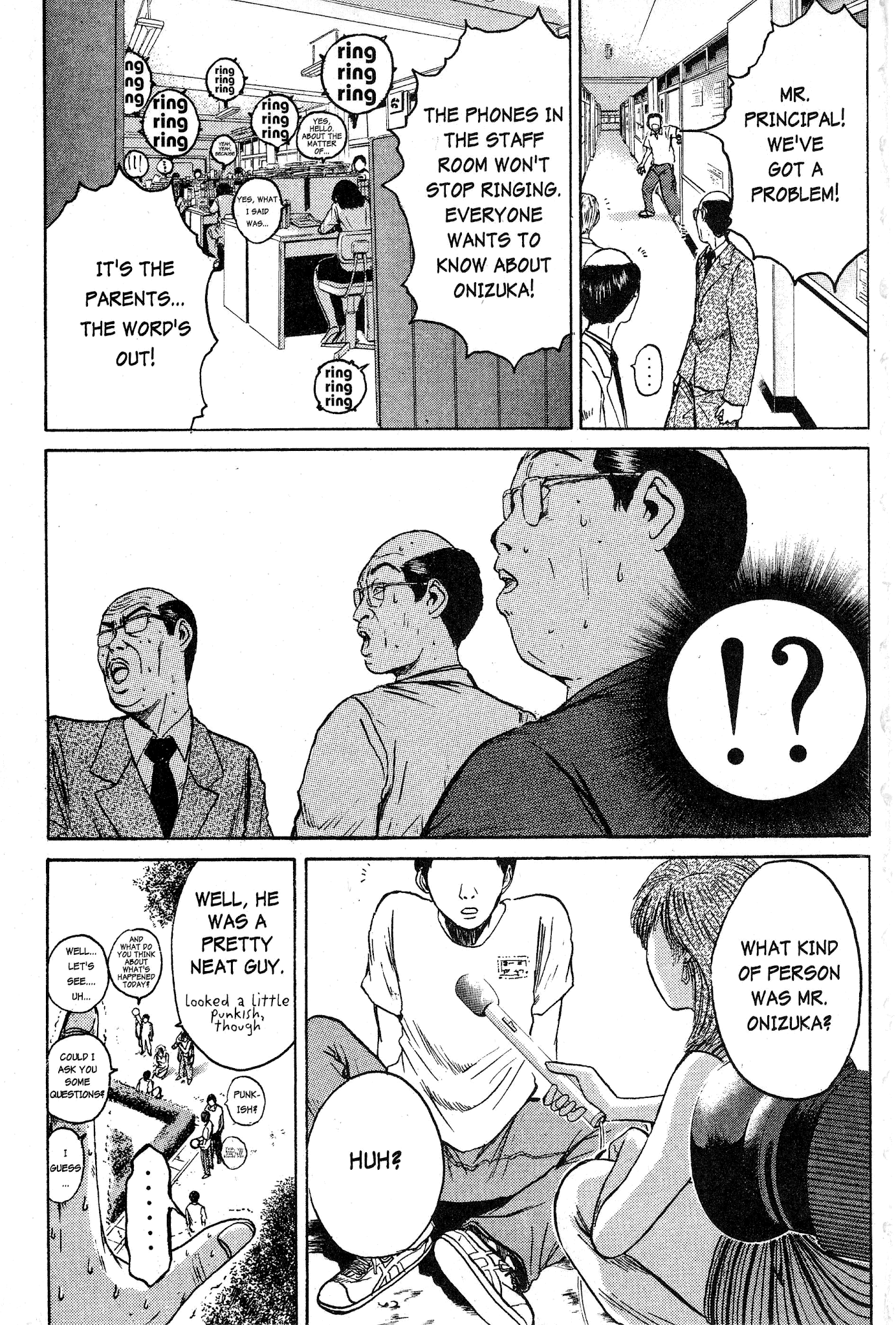 Great Teacher Onizuka Chapter 50 page 18 - Chapter 50: The Greatest Danger to the School