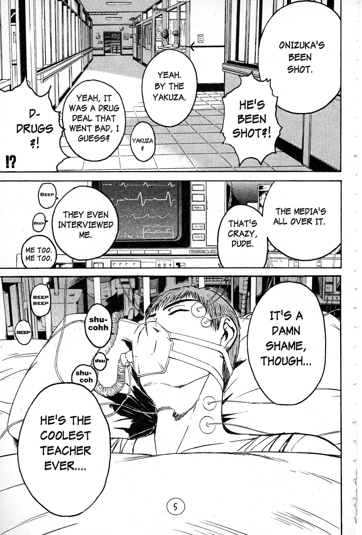 Great Teacher Onizuka Chapter 51 page 4 - Chapter 51: TV Hero