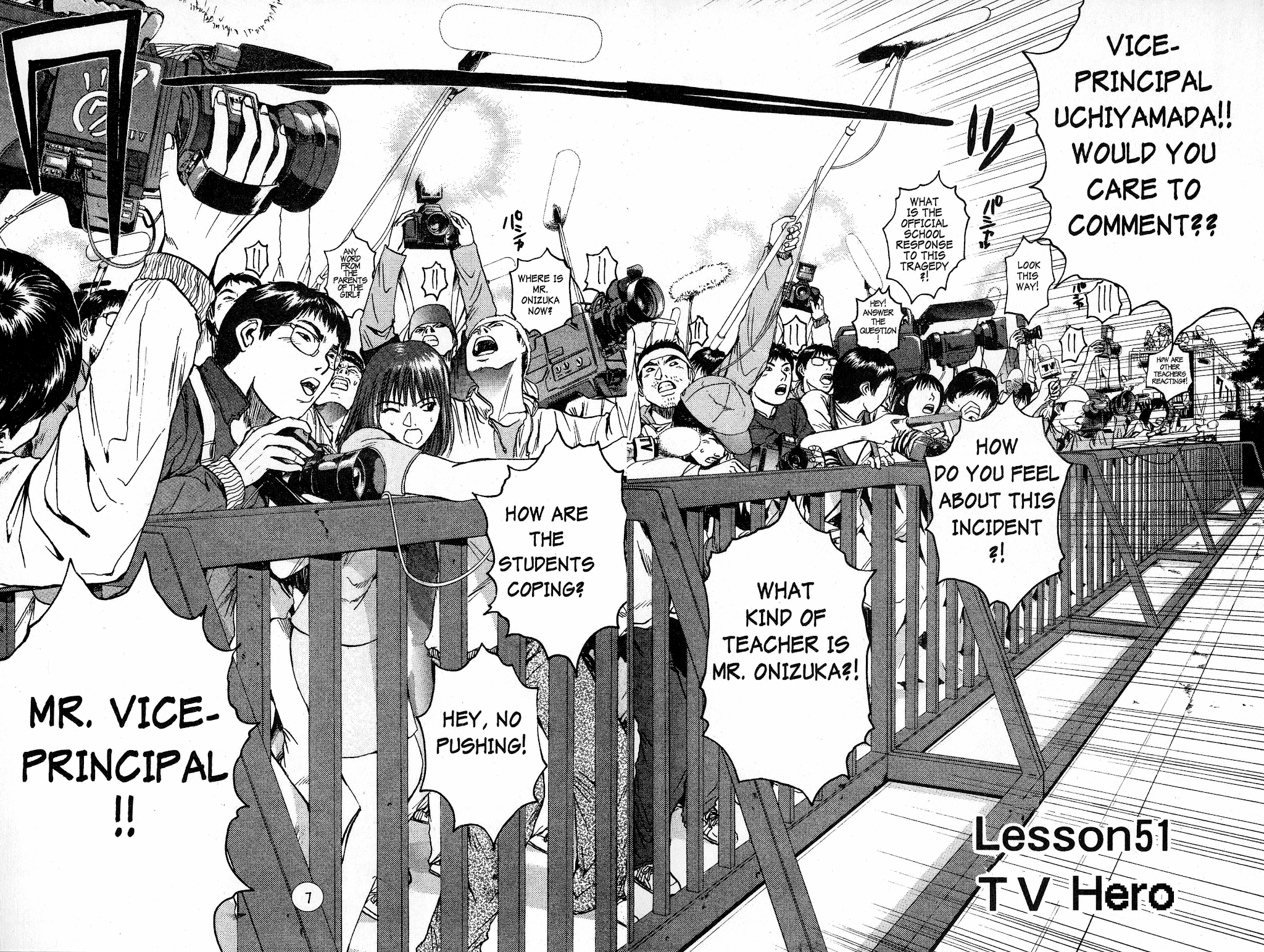 Great Teacher Onizuka Chapter 51 page 5 - Chapter 51: TV Hero
