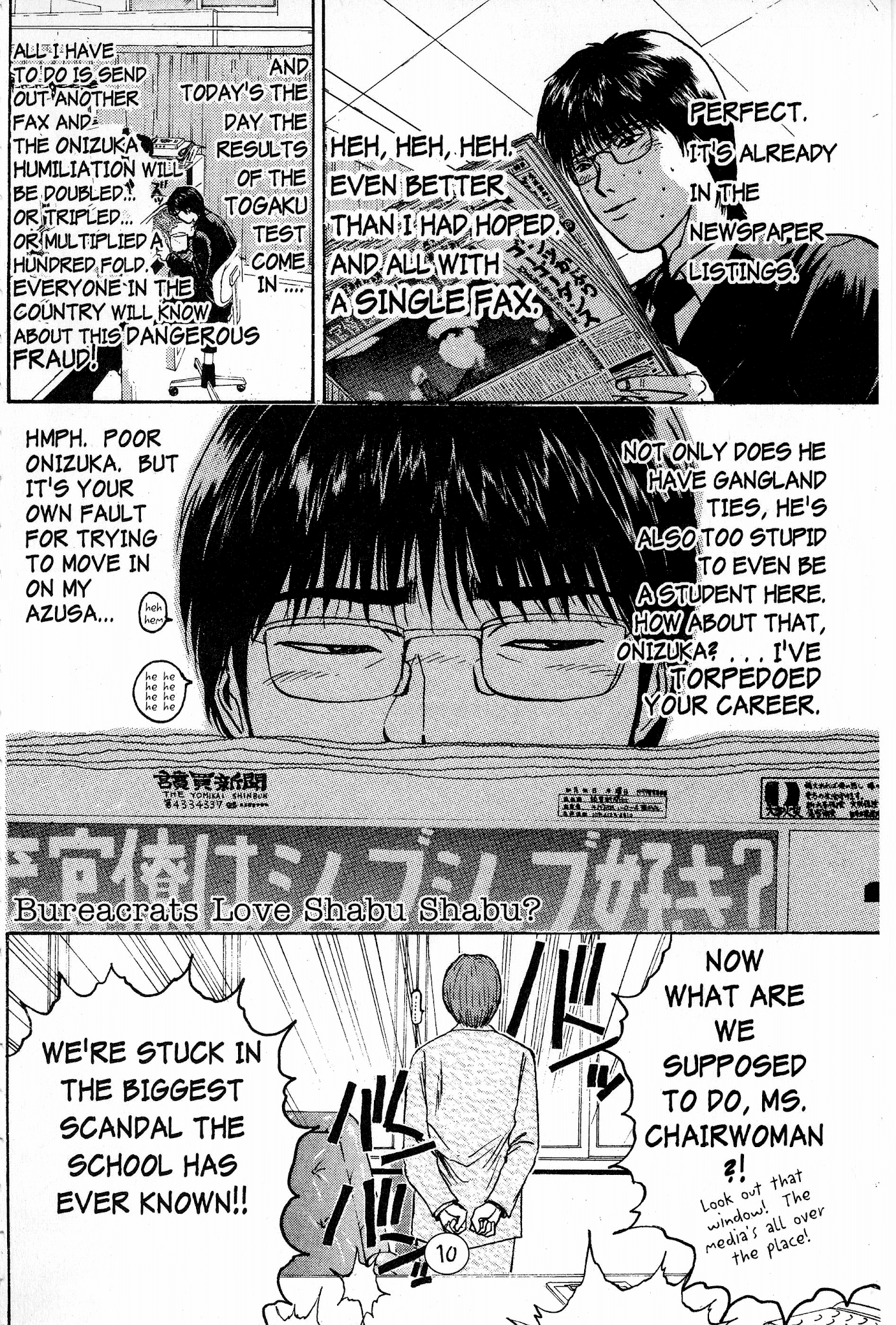 Great Teacher Onizuka Chapter 51 page 8 - Chapter 51: TV Hero