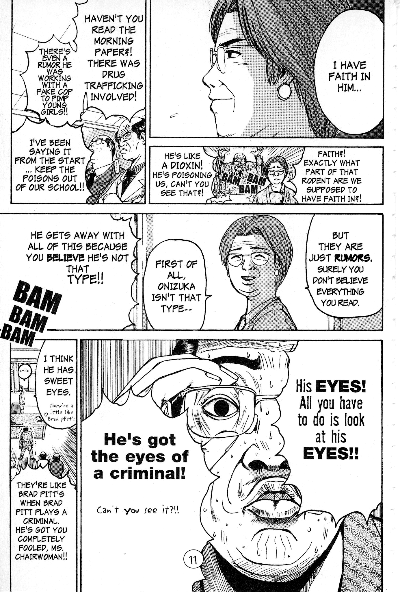 Great Teacher Onizuka Chapter 51 page 9 - Chapter 51: TV Hero