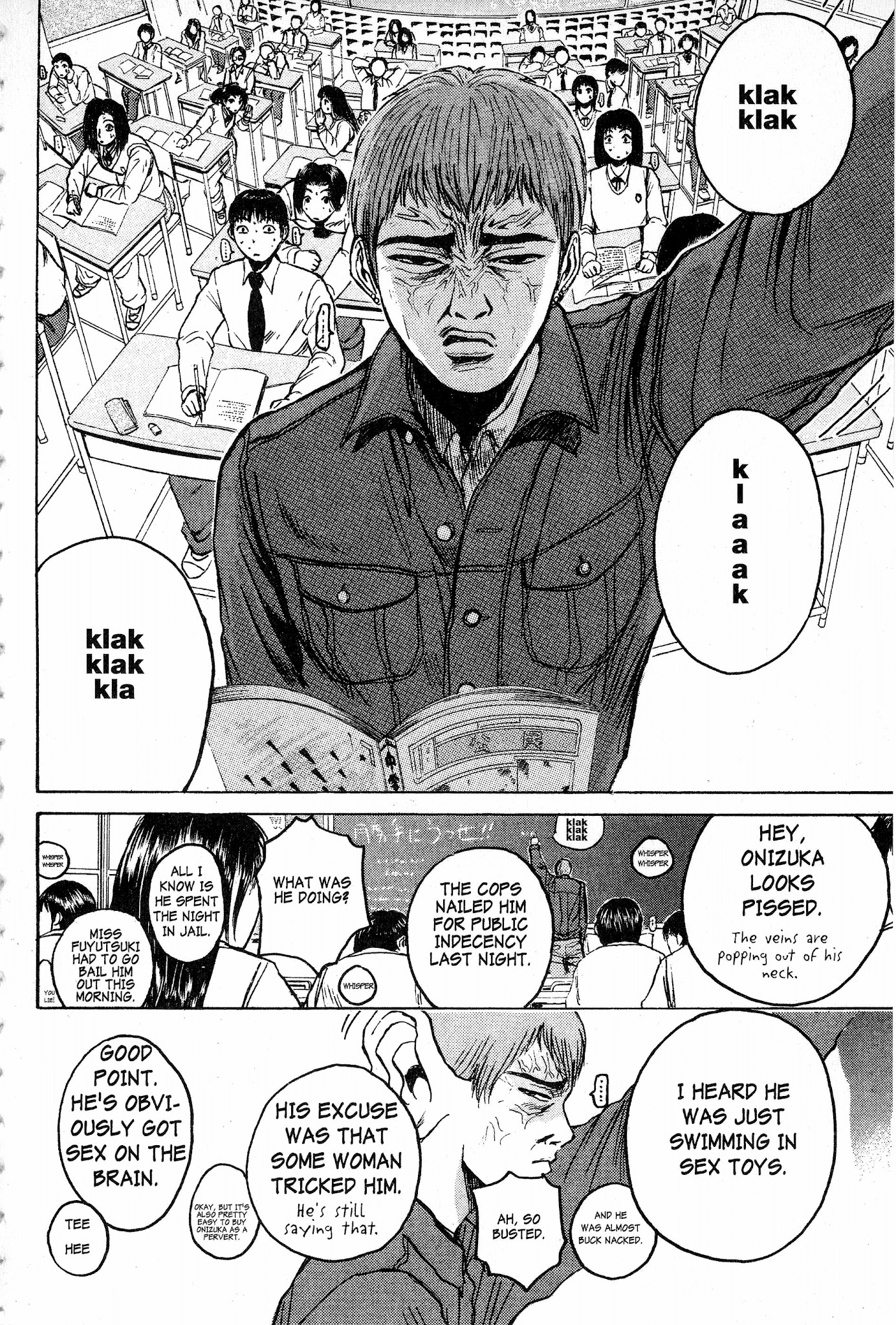 Great Teacher Onizuka Chapter 54 page 12 - Chapter 54: The Bluebirn of Happiness....?