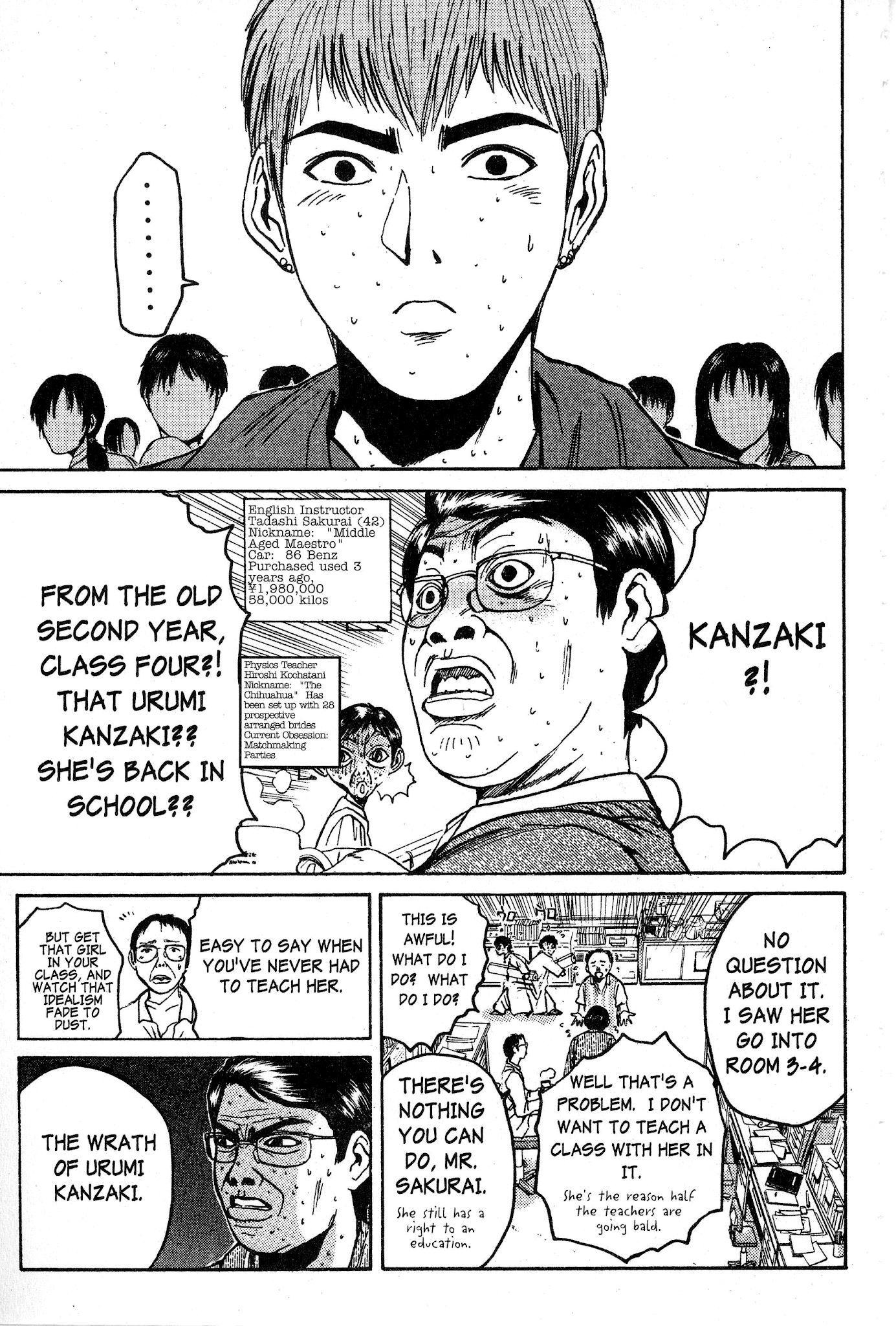 Great Teacher Onizuka Chapter 54 page 19 - Chapter 54: The Bluebirn of Happiness....?
