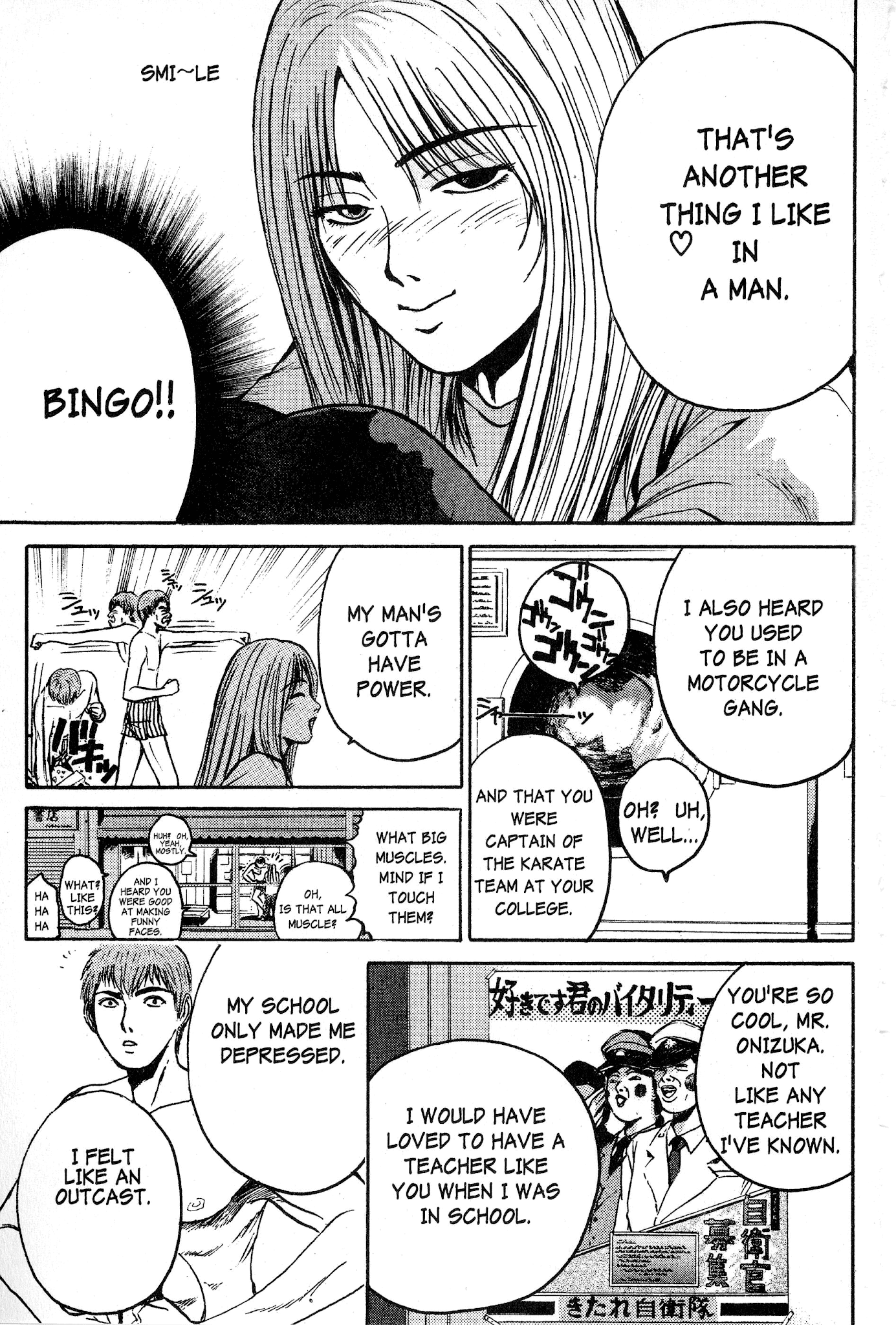 Great Teacher Onizuka Chapter 54 page 3 - Chapter 54: The Bluebirn of Happiness....?