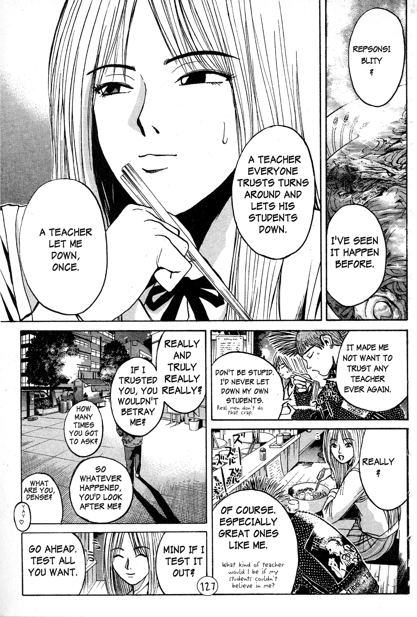 Great Teacher Onizuka Chapter 56 page 17 - Chapter 56: The Devil Mermaid