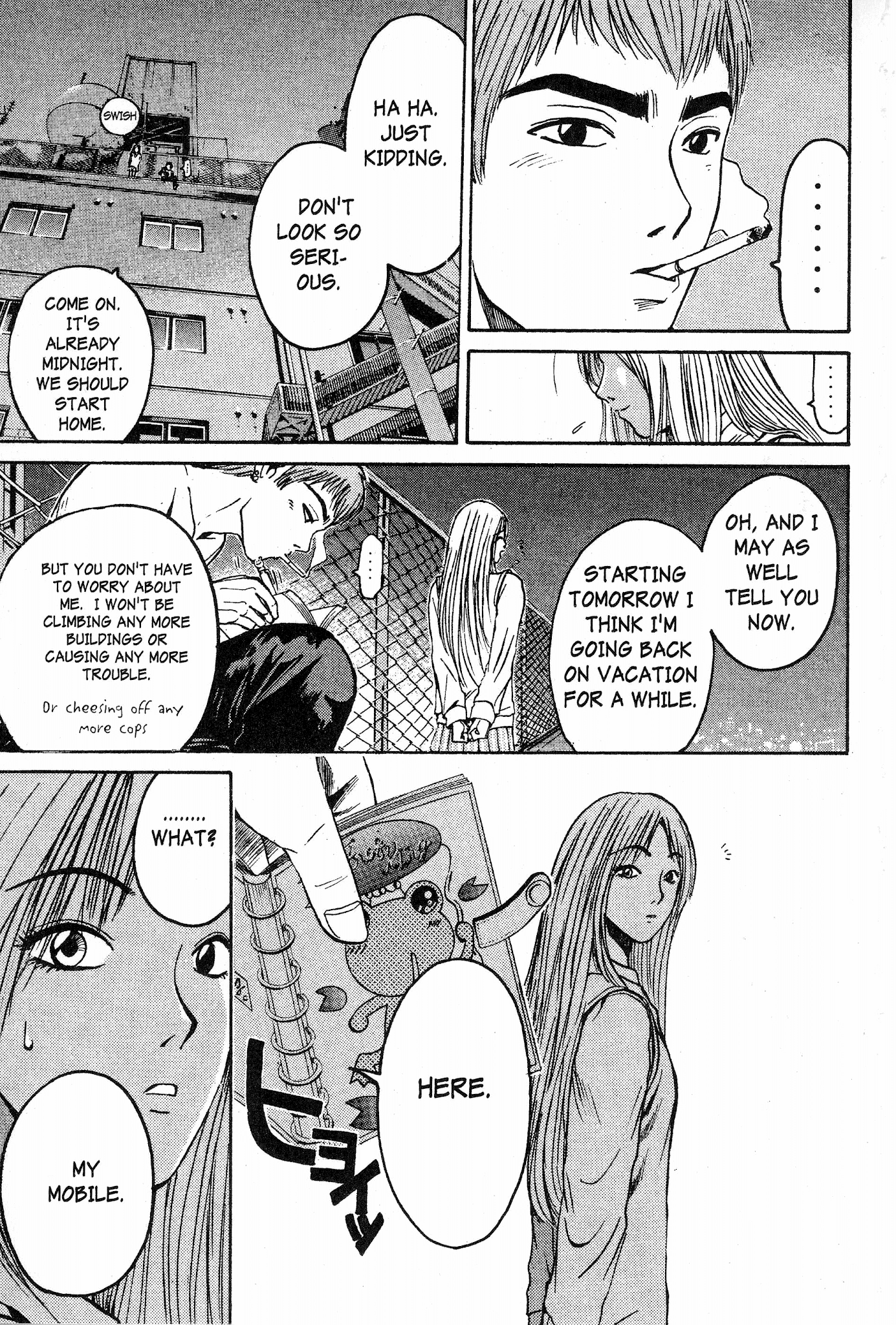Great Teacher Onizuka Chapter 57 page 14 - Chapter 57: The Dream That the Female Wolf Sees Is