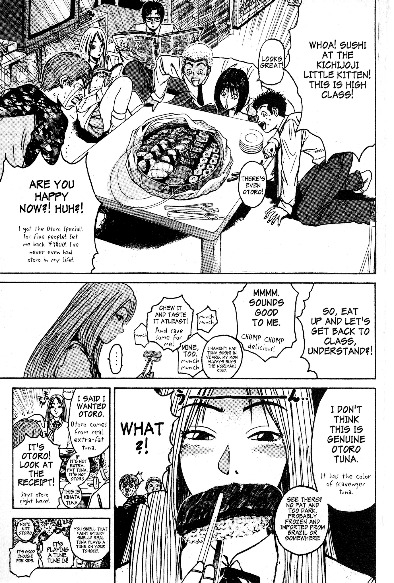 Great Teacher Onizuka Chapter 61 page 11 - Chapter 61: Melts-in-Your-Mouth Delicious Tuna