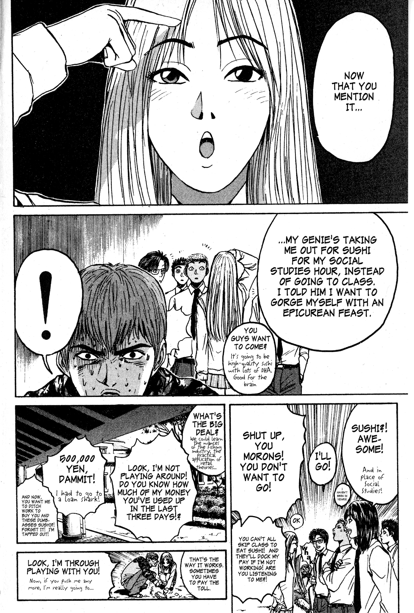 Great Teacher Onizuka Chapter 61 page 8 - Chapter 61: Melts-in-Your-Mouth Delicious Tuna