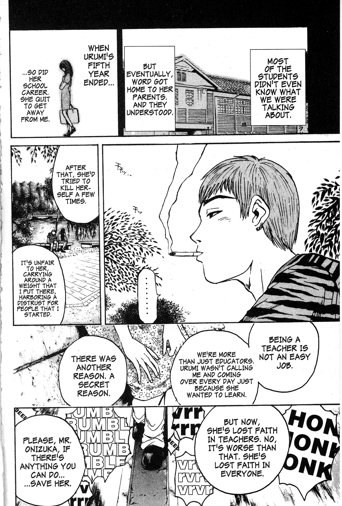 Great Teacher Onizuka Chapter 63 page 10 - Chapter 63: My Secret