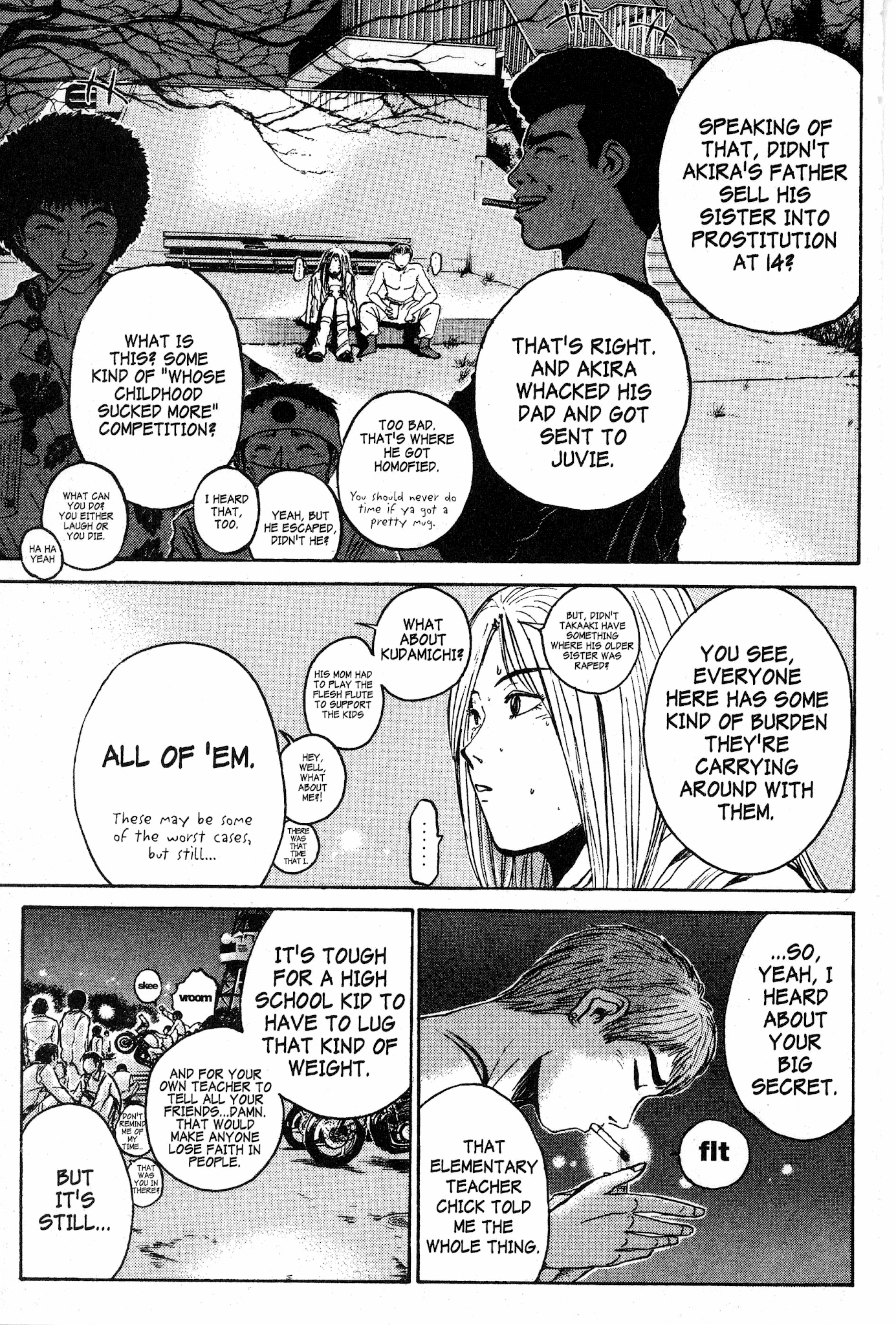 Great Teacher Onizuka Chapter 66 page 14 - Chapter 66: A Smile for the Sad Young Girl