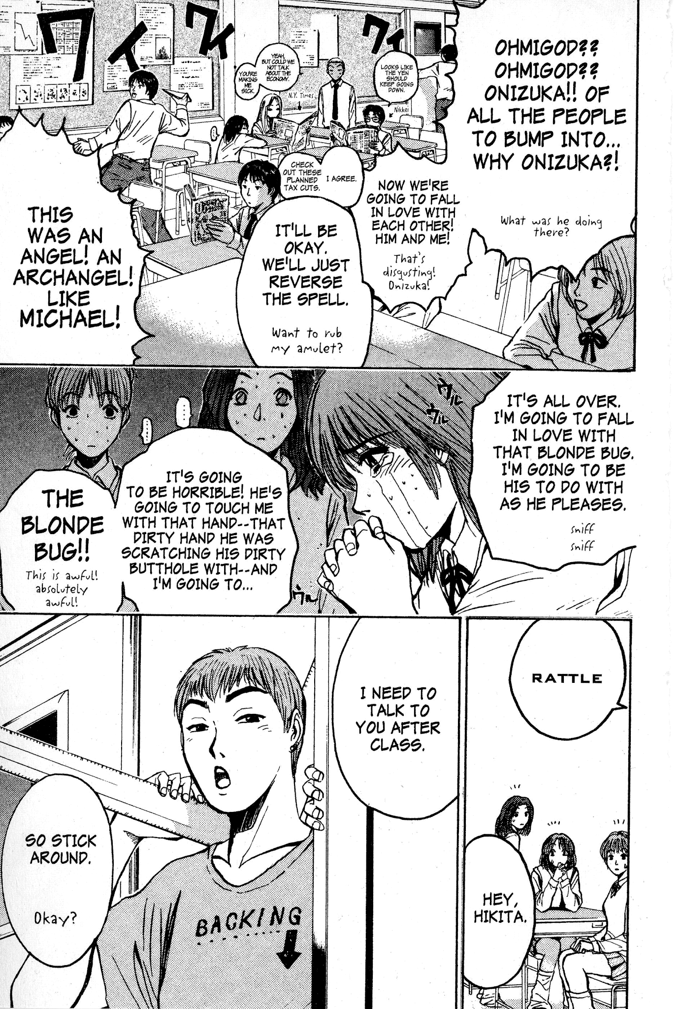 Great Teacher Onizuka Chapter 68 page 7 - Chapter 68: The Witch's Club
