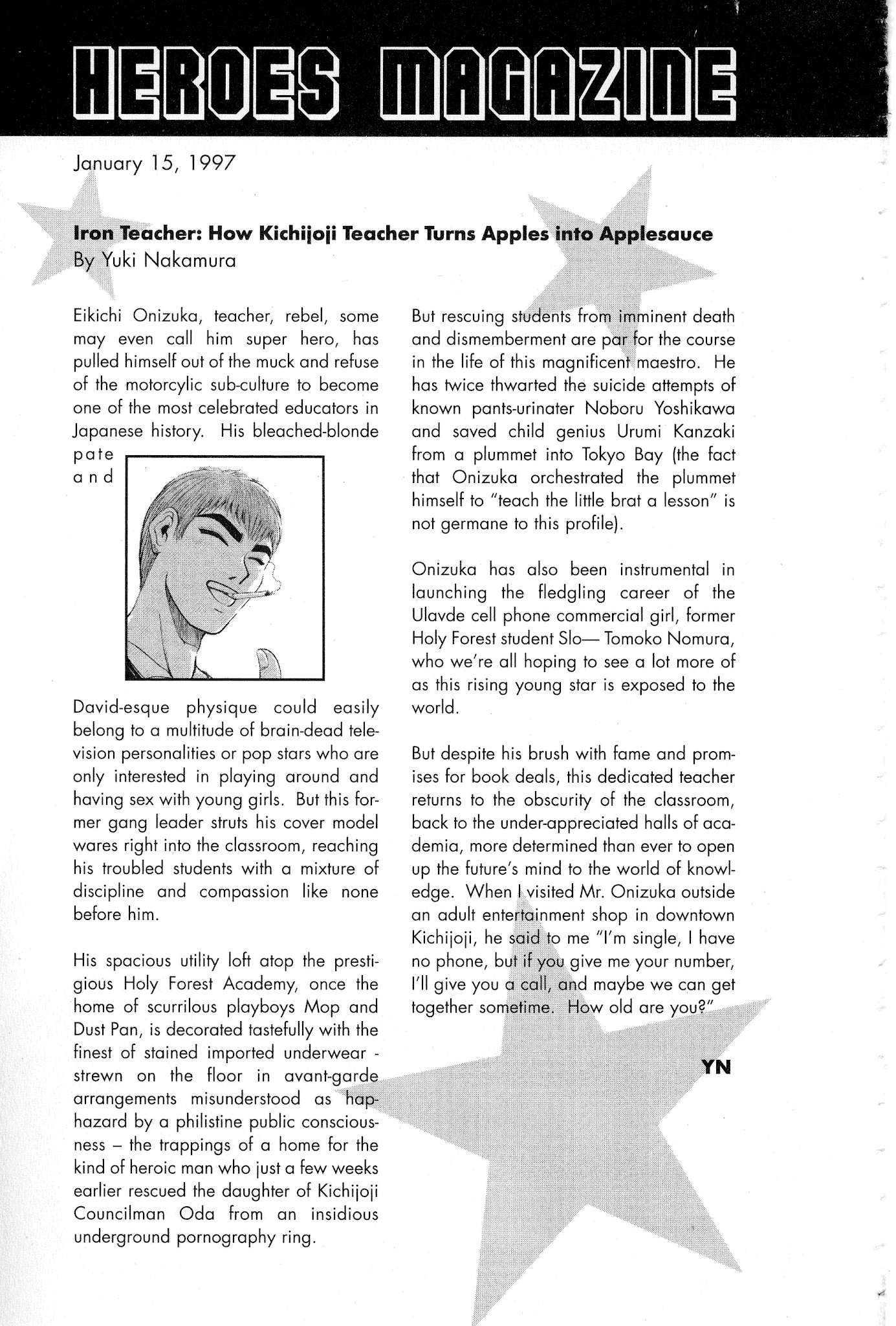 Great Teacher Onizuka Chapter 69 page 3 - Chapter 69: The Devil's Poisonious Cookie