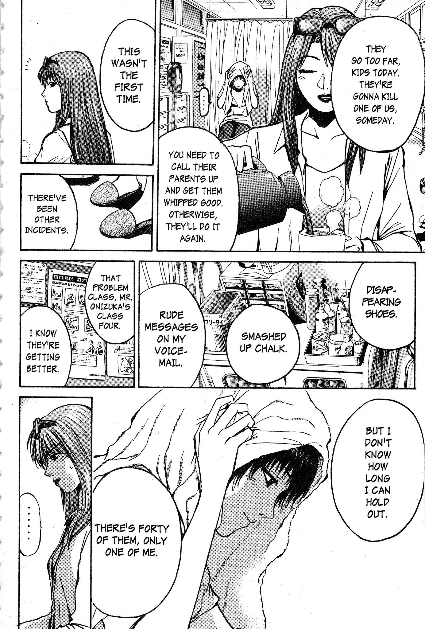 Great Teacher Onizuka Chapter 70 page 10 - Chapter 70: A Woman Teacher?