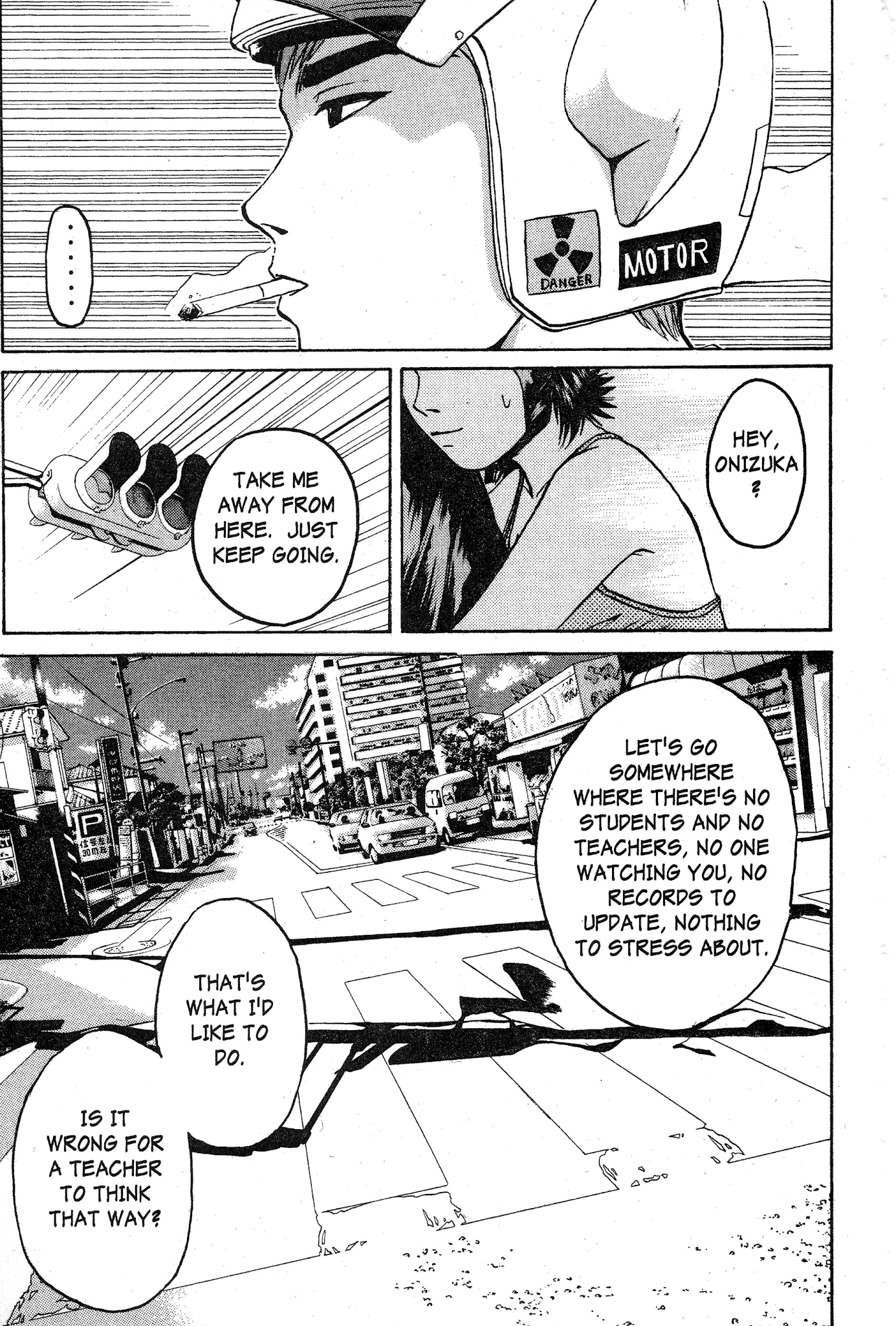 Great Teacher Onizuka Chapter 71 page 9 - Chapter 71: The Place I Was Taken