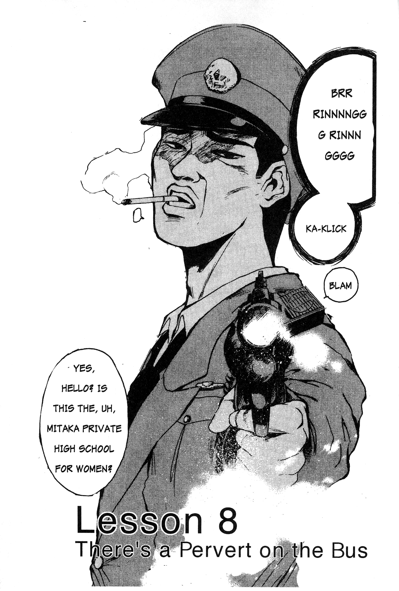 Great Teacher Onizuka Chapter 8 page 1 - Chapter 8: Pervert on Public Transport?!
