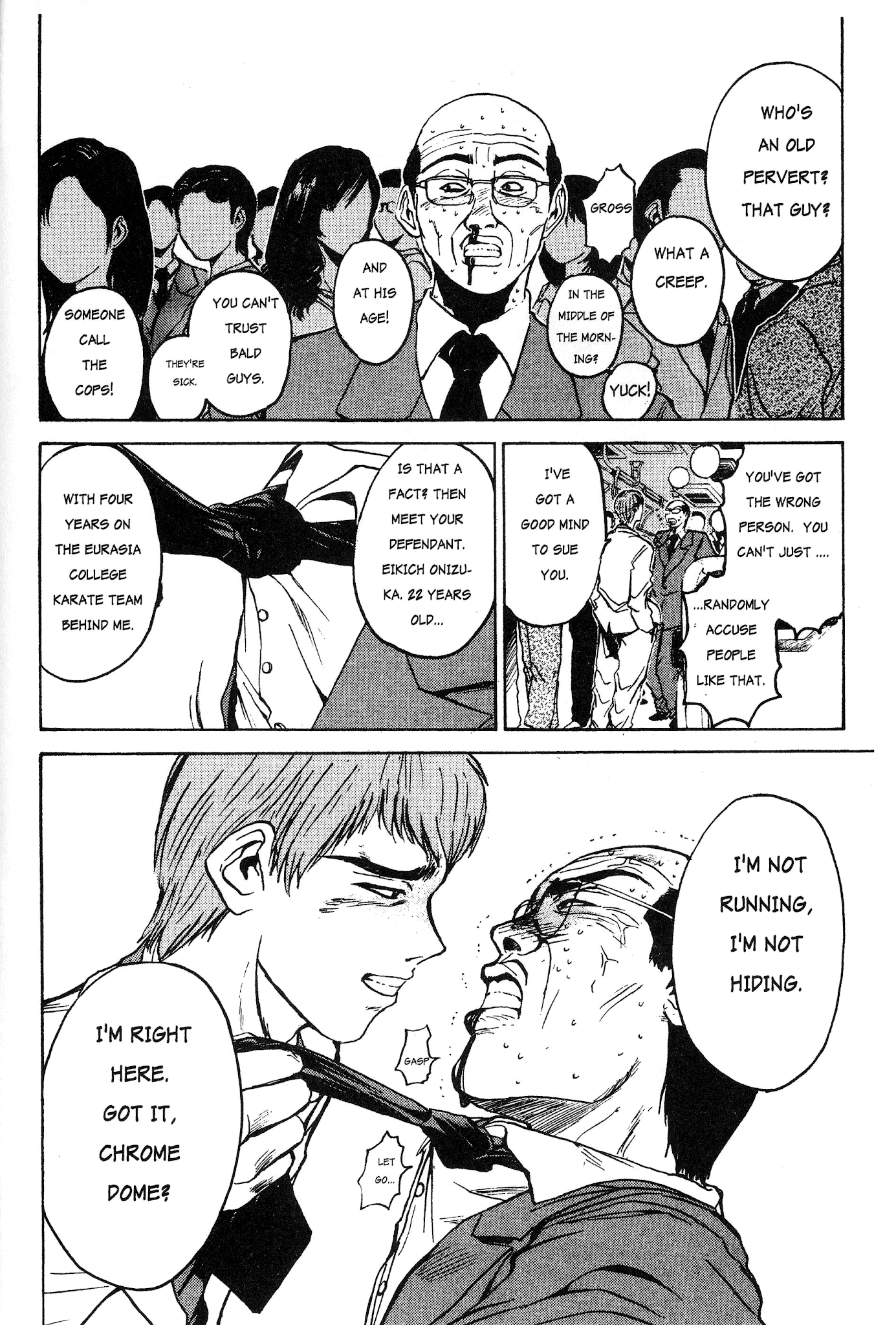 Great Teacher Onizuka Chapter 8 page 12 - Chapter 8: Pervert on Public Transport?!