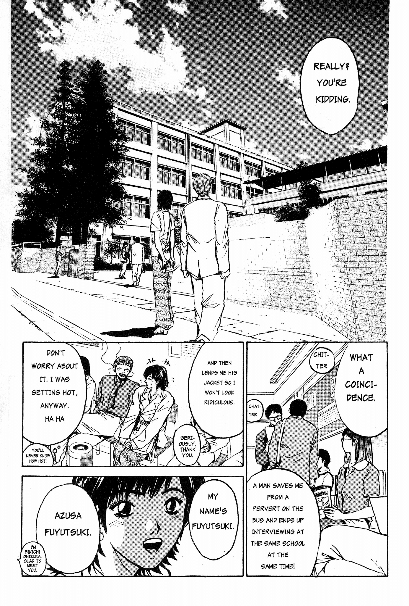 Great Teacher Onizuka Chapter 8 page 15 - Chapter 8: Pervert on Public Transport?!
