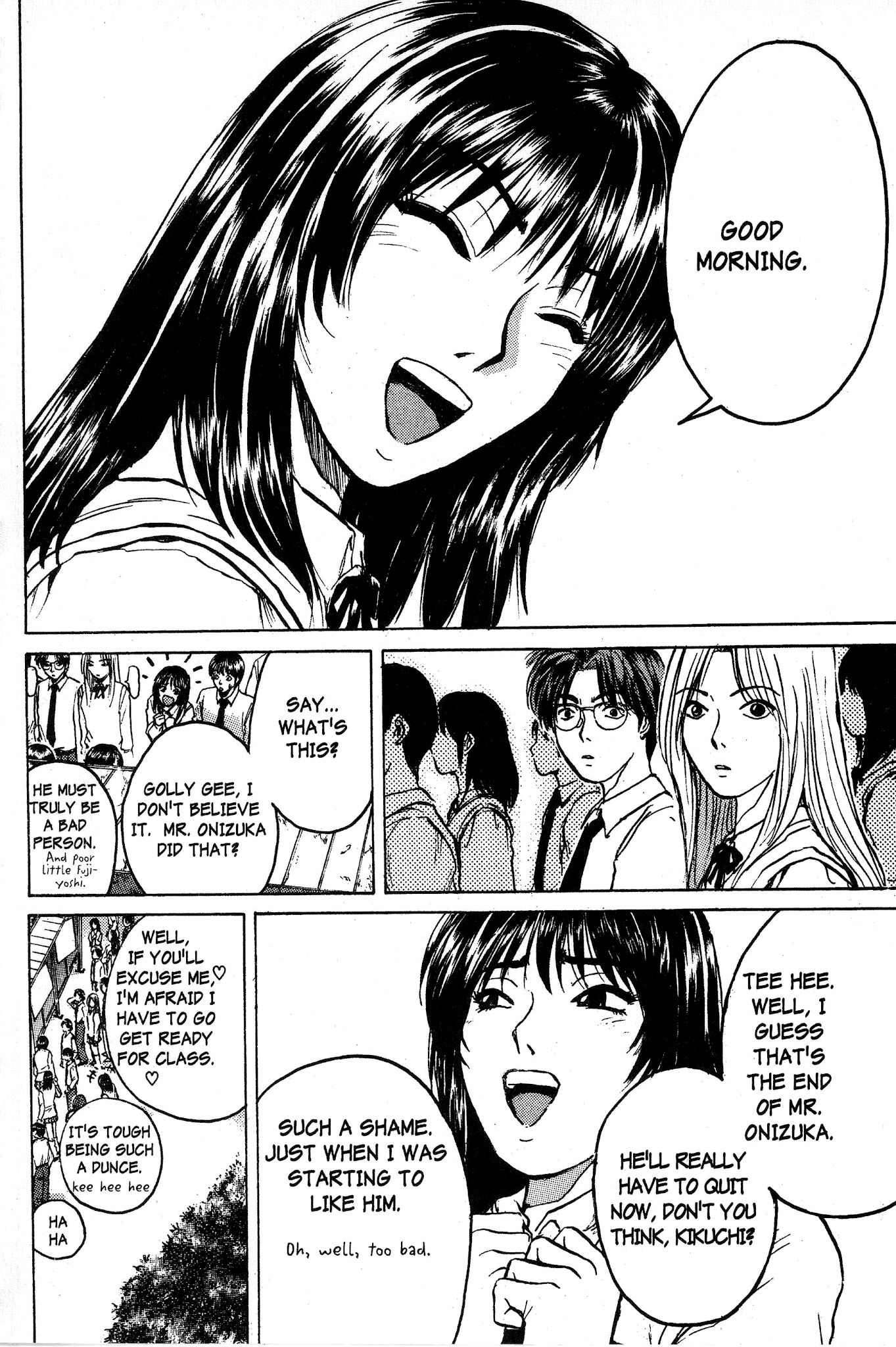Great Teacher Onizuka Chapter 81 page 7 - Chapter 81: The Mask Comes Off