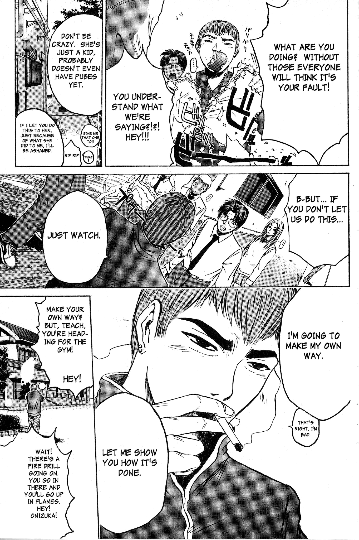 Great Teacher Onizuka Chapter 82 page 6 - Chapter 82: How to Make Your Own Way