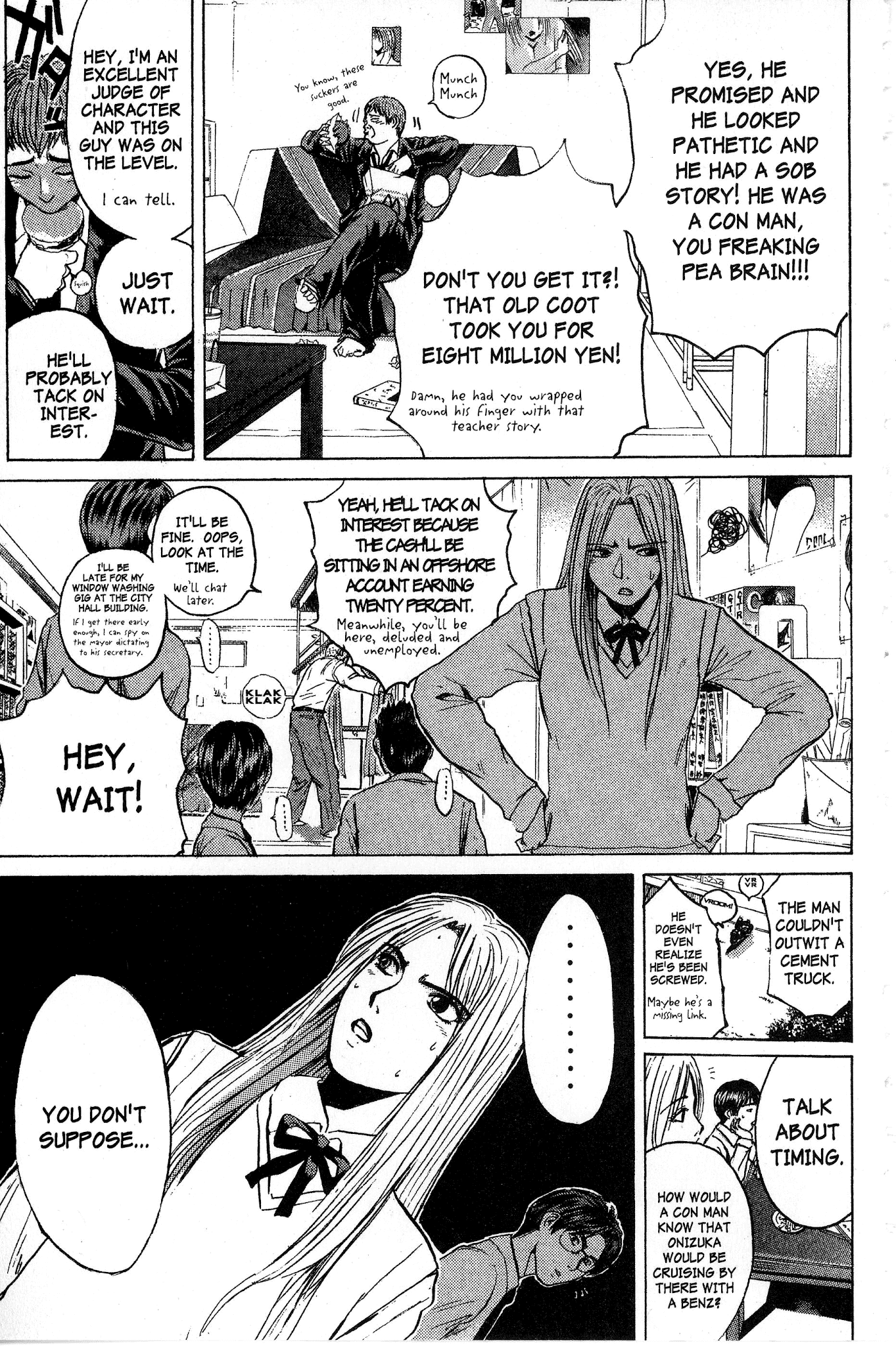 Great Teacher Onizuka Chapter 87 page 14 - Chapter 87: The Mercedes Bends