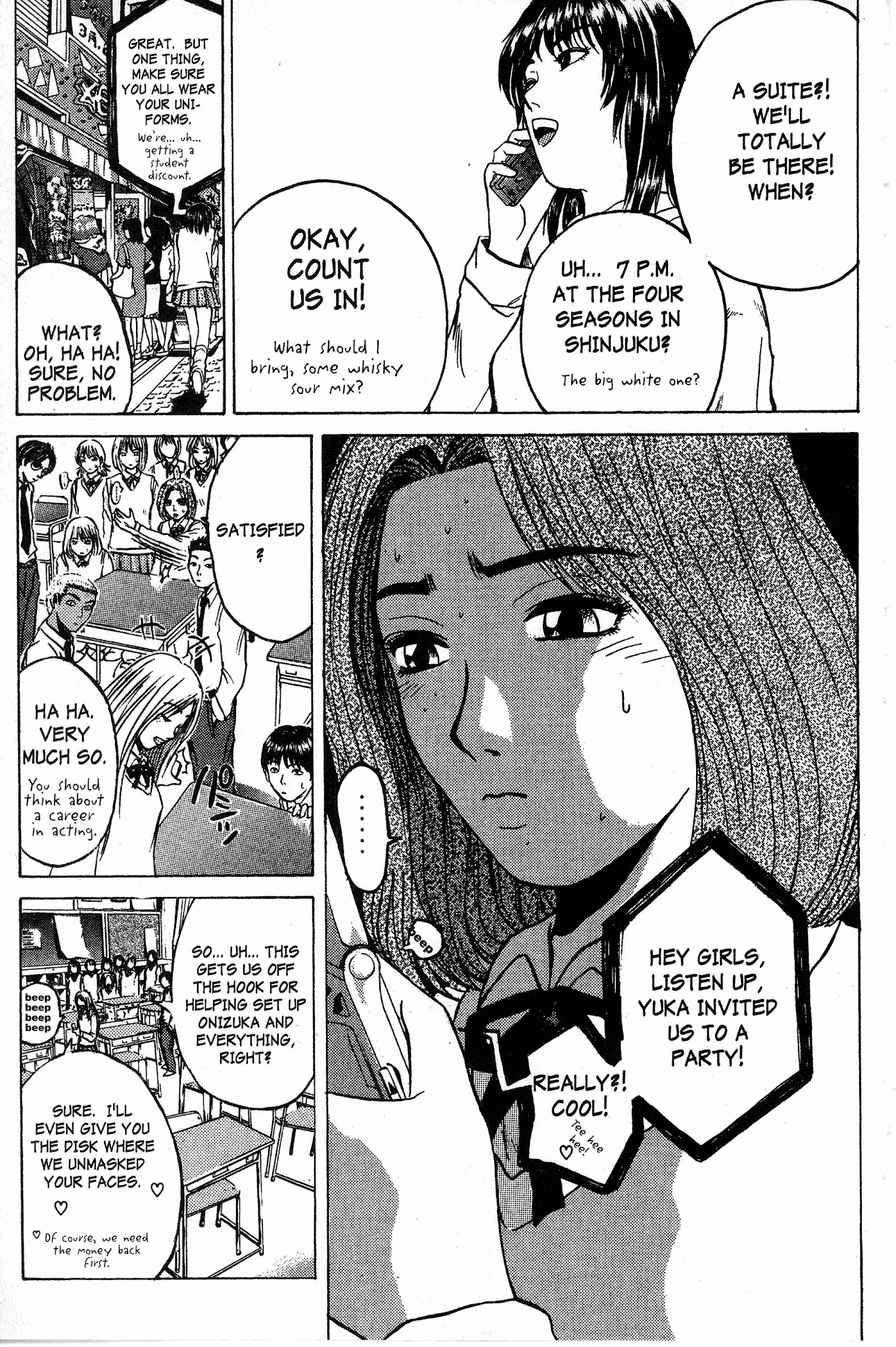 Great Teacher Onizuka Chapter 87 page 18 - Chapter 87: The Mercedes Bends