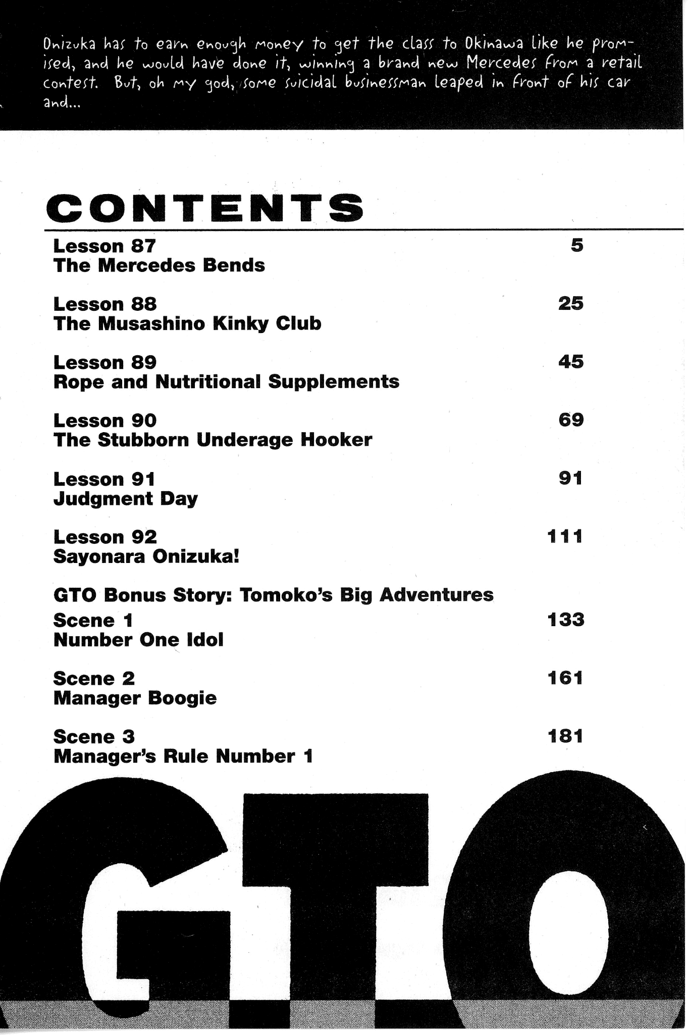 Great Teacher Onizuka Chapter 87 page 3 - Chapter 87: The Mercedes Bends
