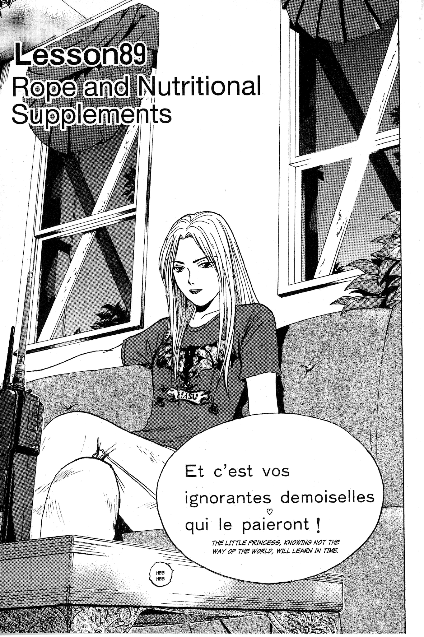 Great Teacher Onizuka Chapter 89 page 2 - Chapter 89: Rope and Nutritional Supplements
