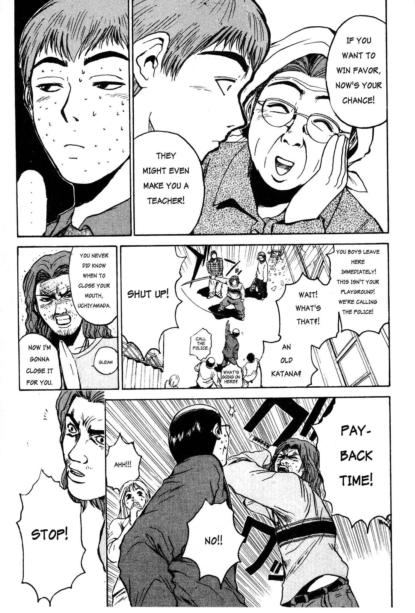Great Teacher Onizuka Chapter 9 page 14 - Chapter 9: Furious German Reverse Suplex
