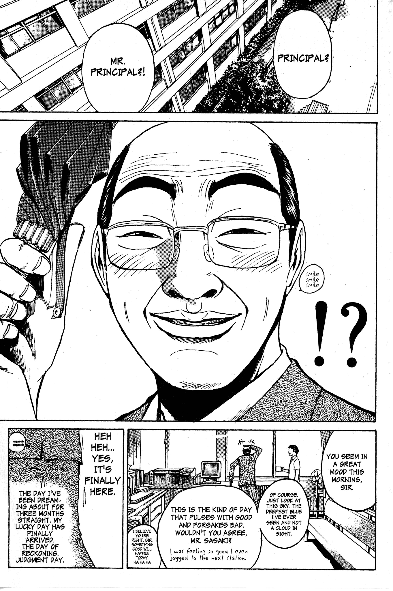 Great Teacher Onizuka Chapter 91 page 1 - Chapter 91: Judgement Day