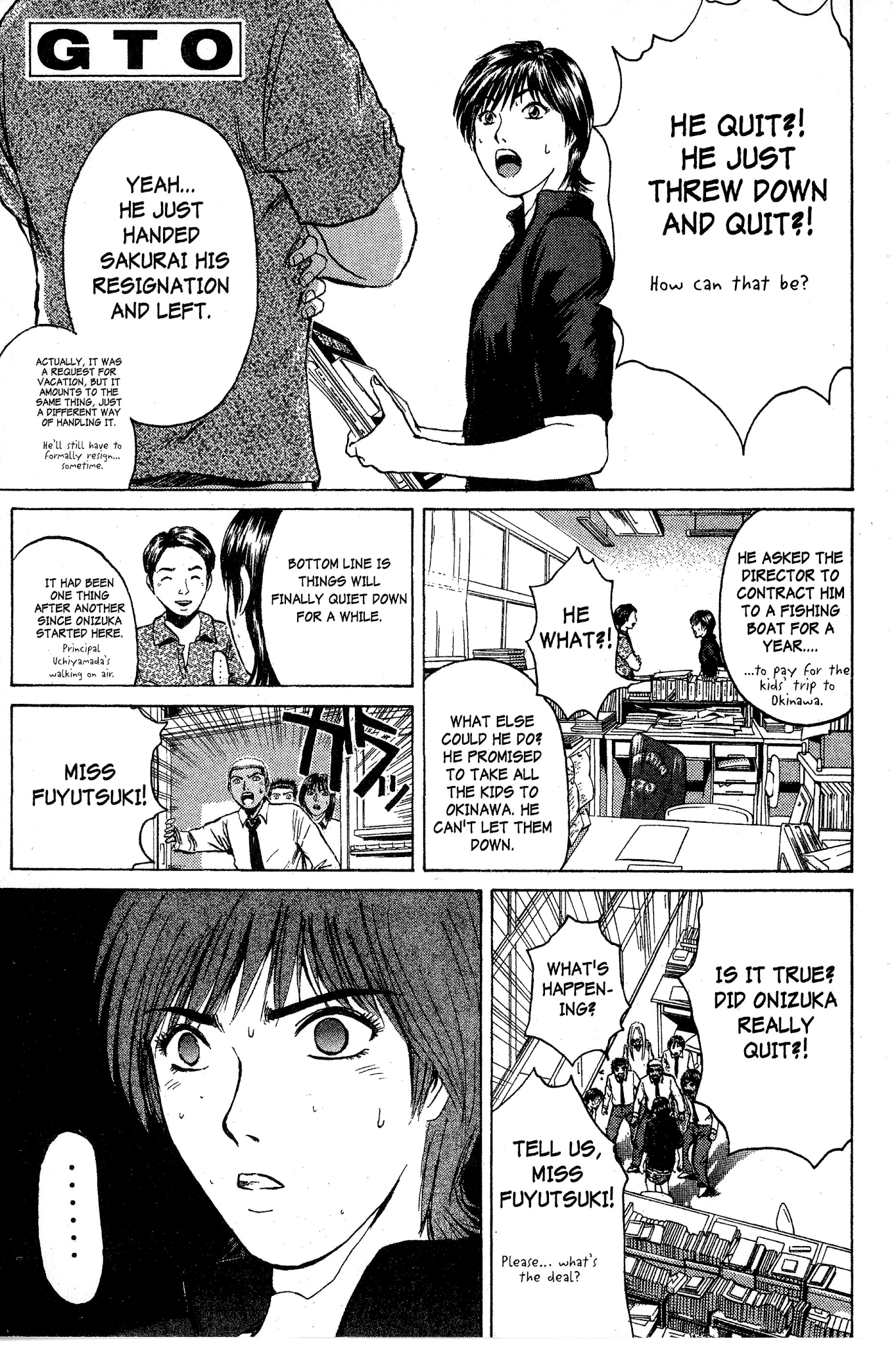 Great Teacher Onizuka Chapter 92 page 1 - Chapter 92: Sayonara Onizuka!