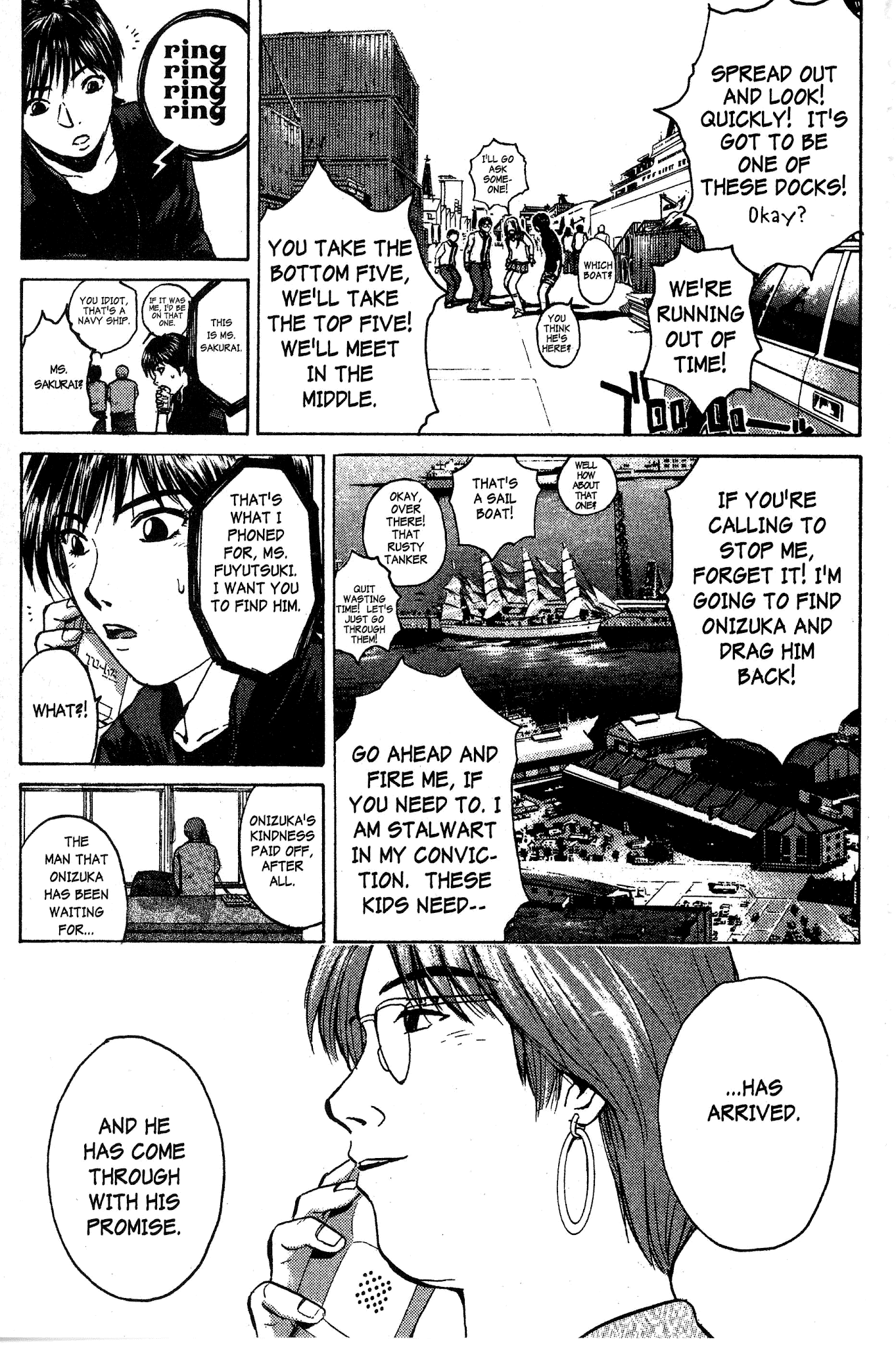 Great Teacher Onizuka Chapter 92 page 10 - Chapter 92: Sayonara Onizuka!