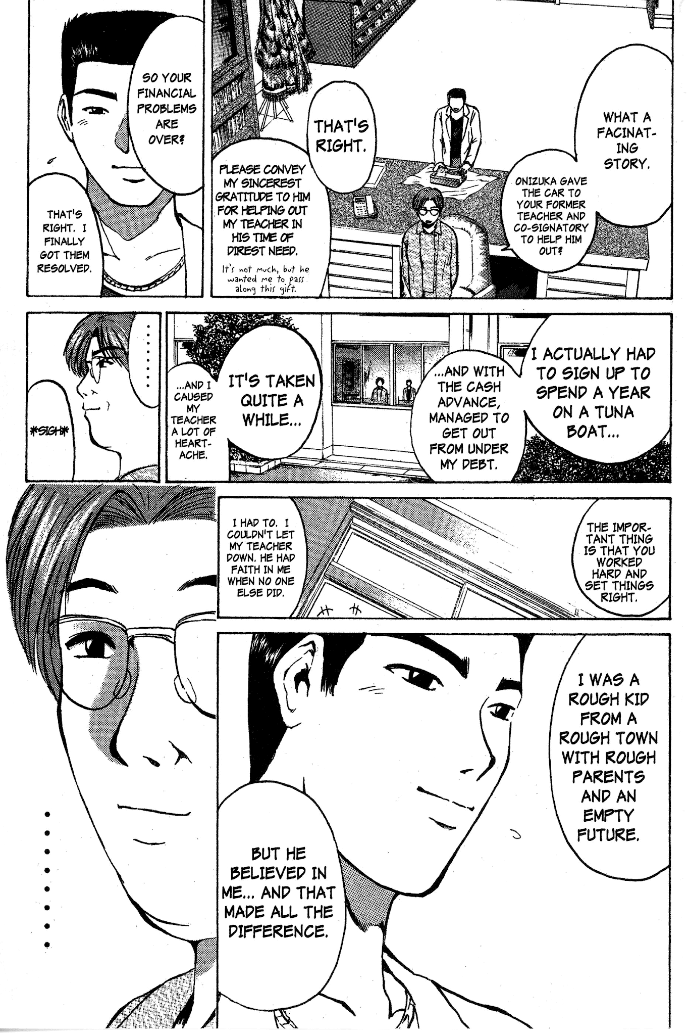 Great Teacher Onizuka Chapter 92 page 12 - Chapter 92: Sayonara Onizuka!